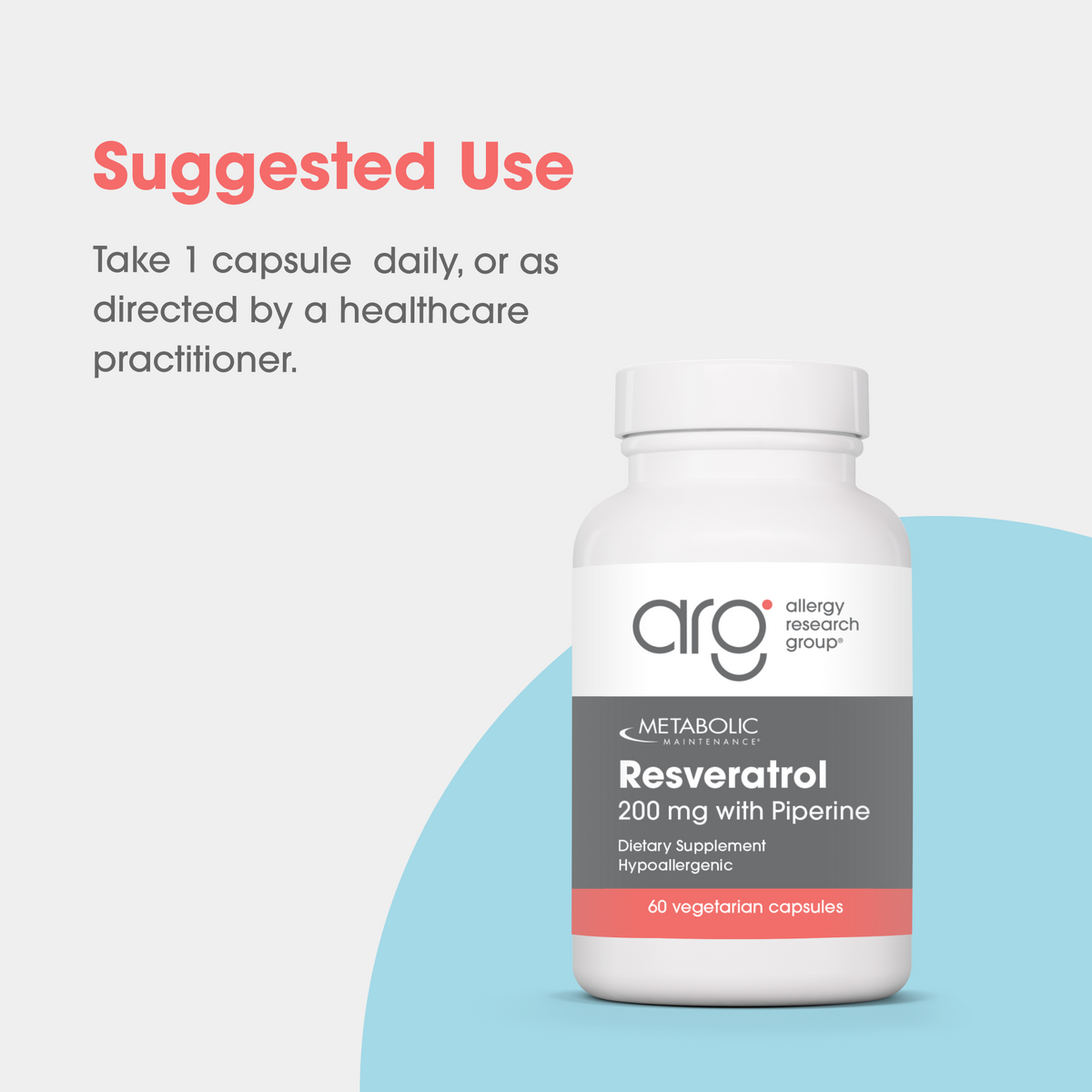 Metabolic Maintenance® Resveratrol with Piperine