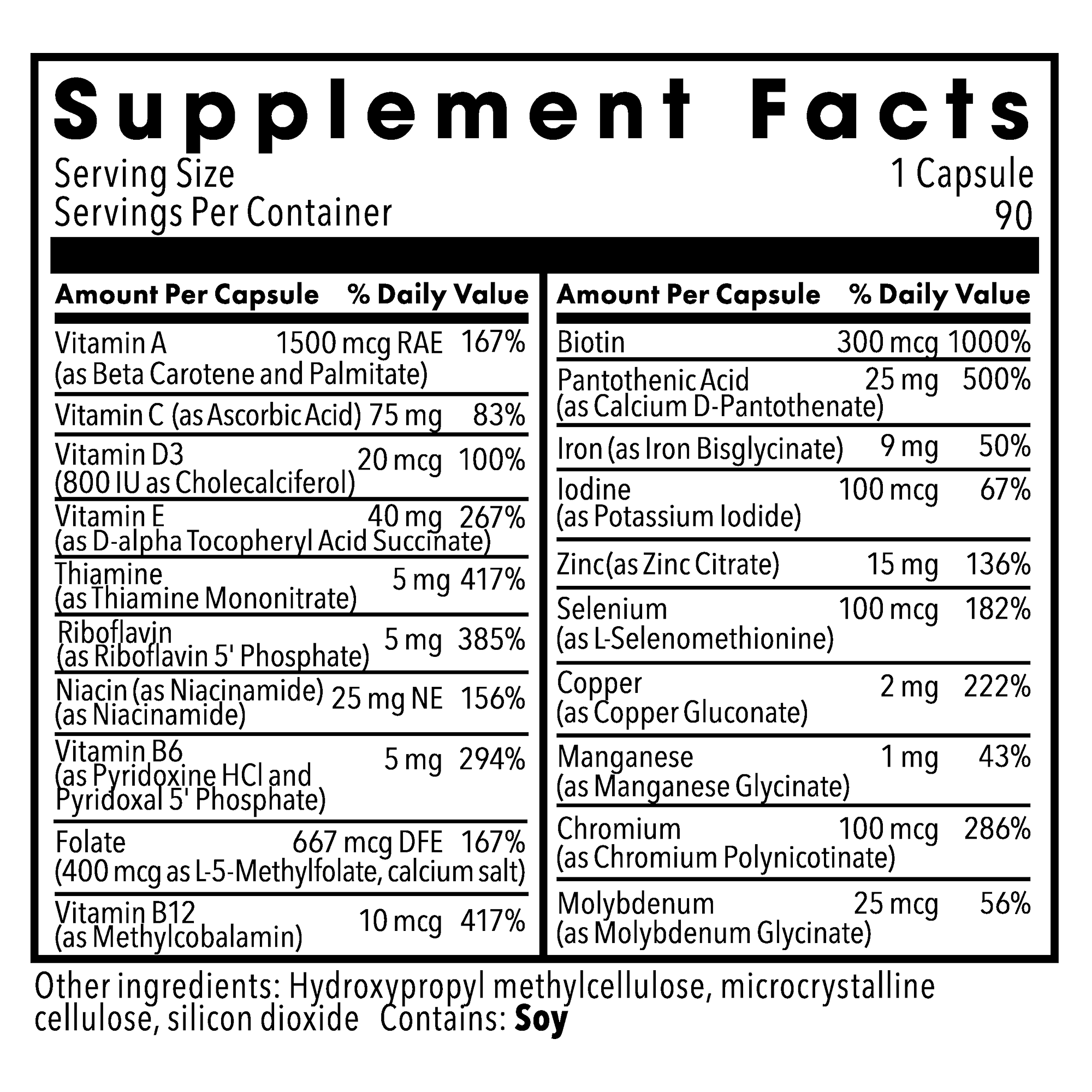 Metabolic Maintenance® Little One™