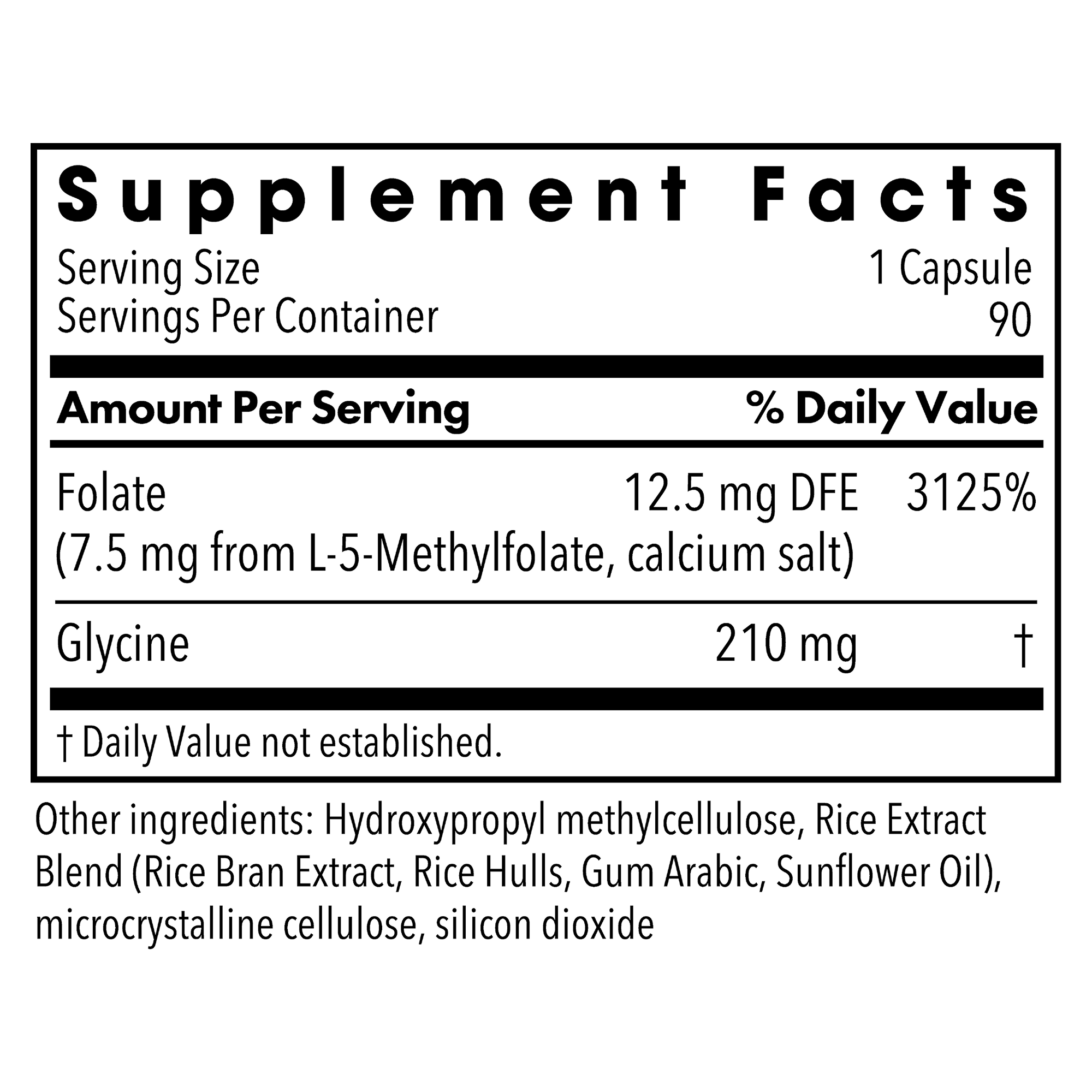 MethylPro® L-Methylfolate 7.5 mg