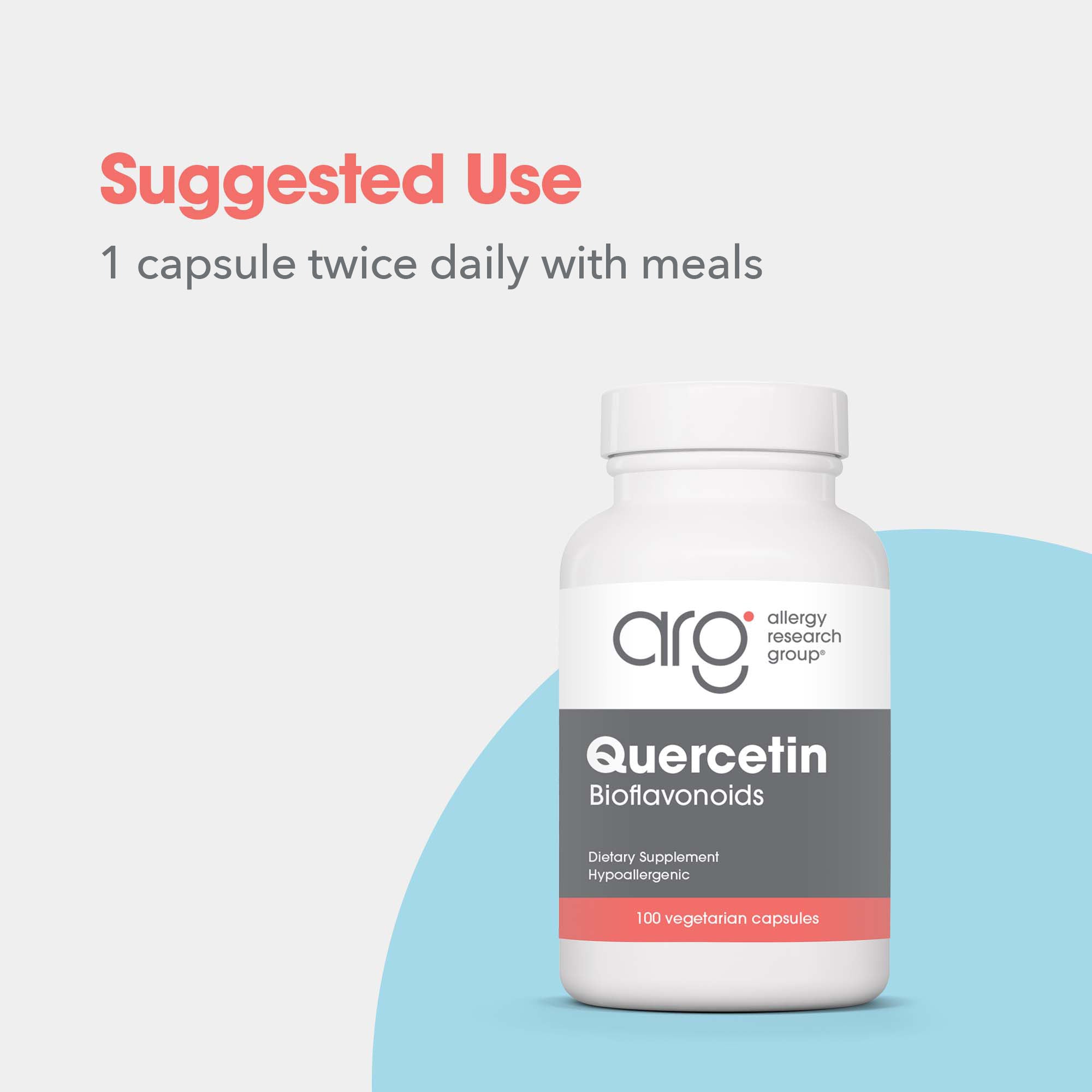 Quercetin Bioflavonoids - suggested use: 1 capsule twice daily with meals