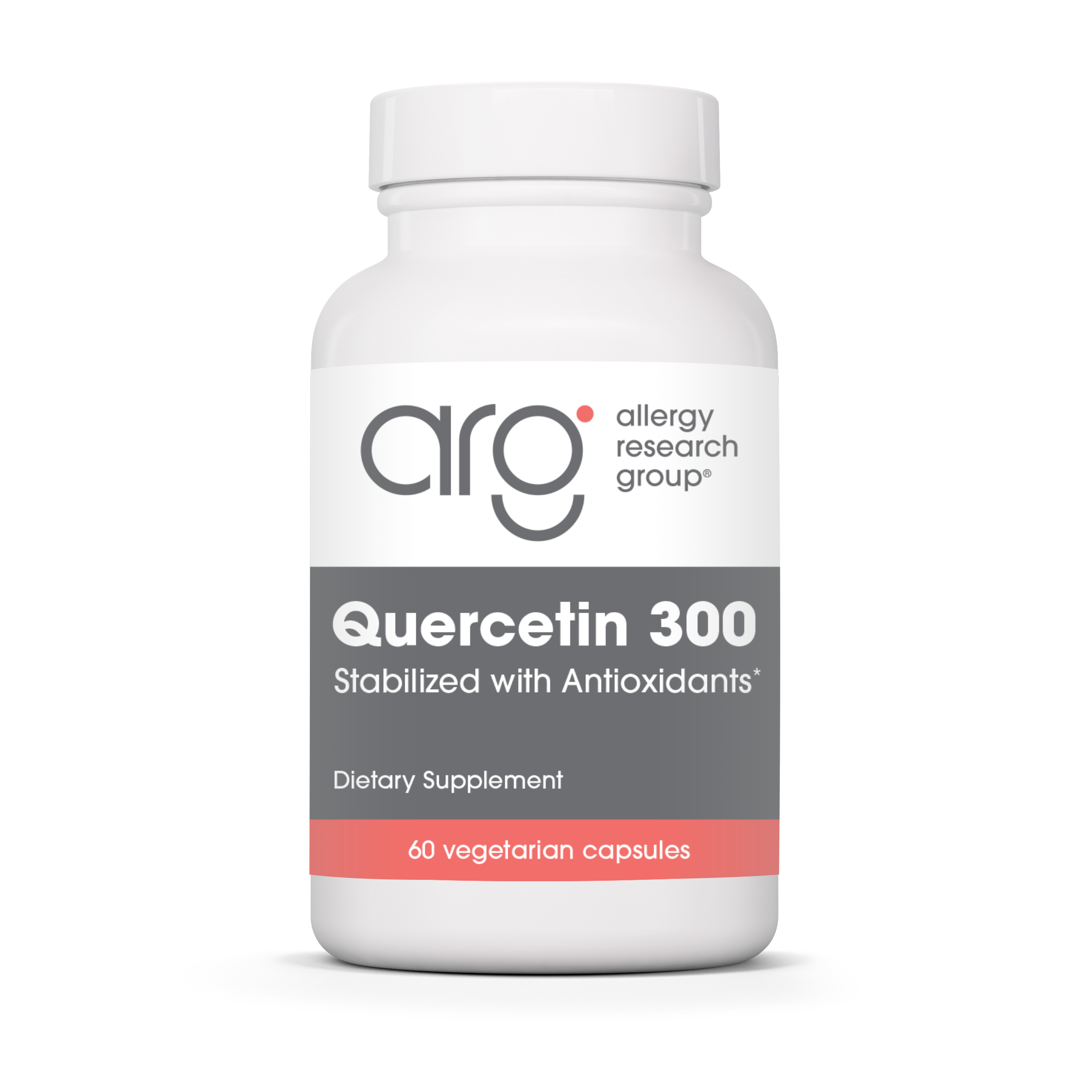 Allergy Research Group Quercetin 300 - 60 vegetarian capsules bottle front label
