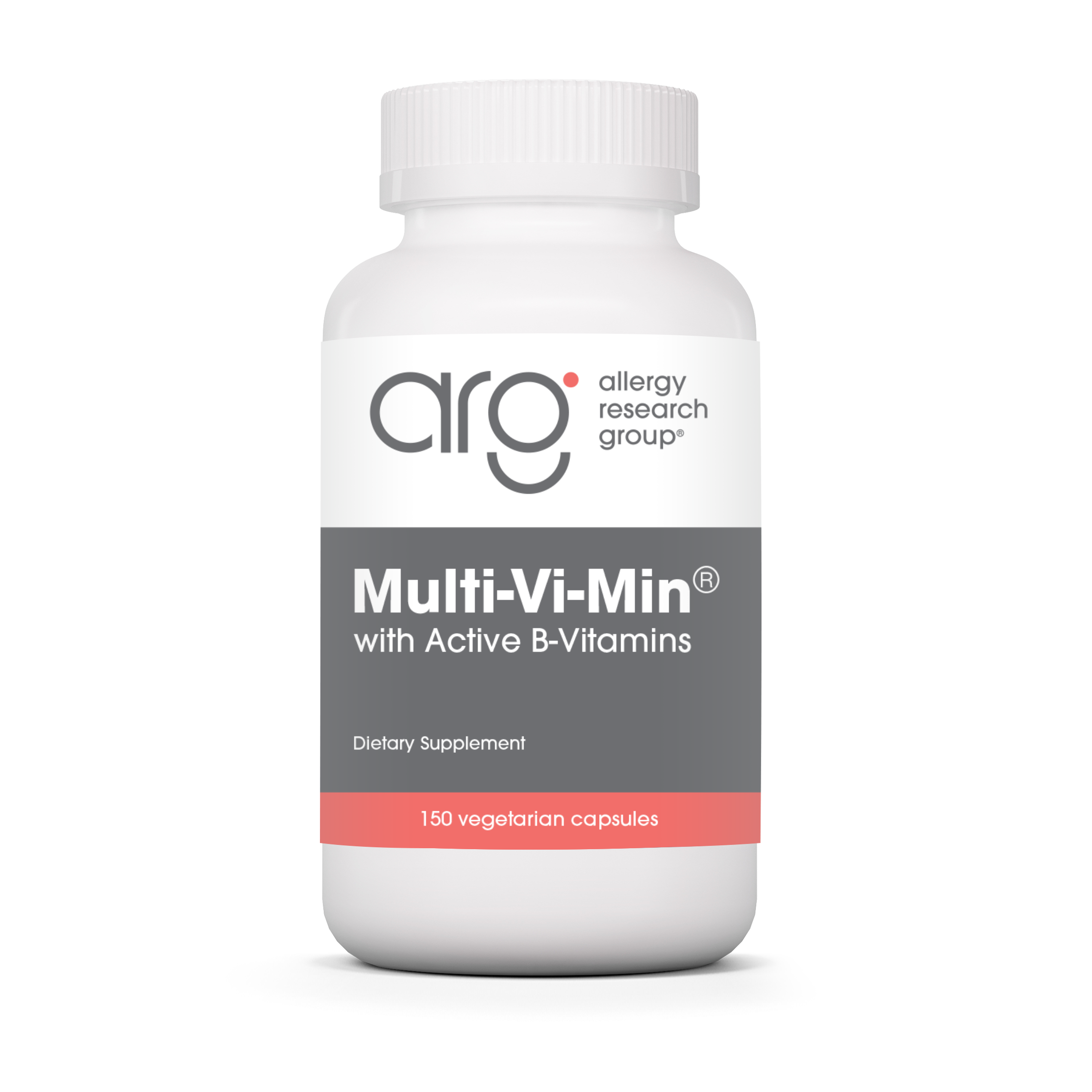 Allergy Research Group Multi-Vi-Min® - 150 vegetarian capsules bottle front label