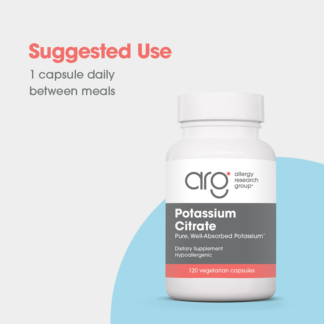Potassium Citrate - suggested use: 1 capsule daily between meals