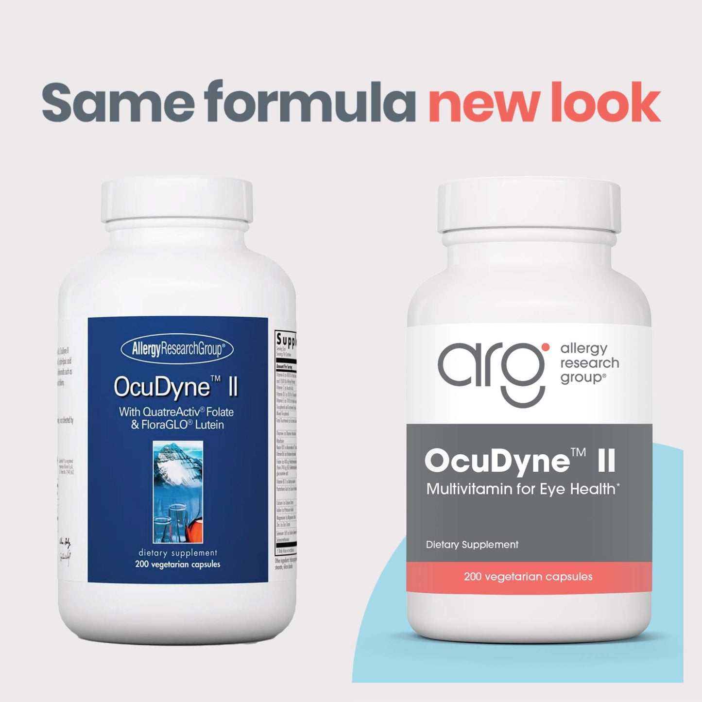 OcuDyne™ II - new look vs origina bottle