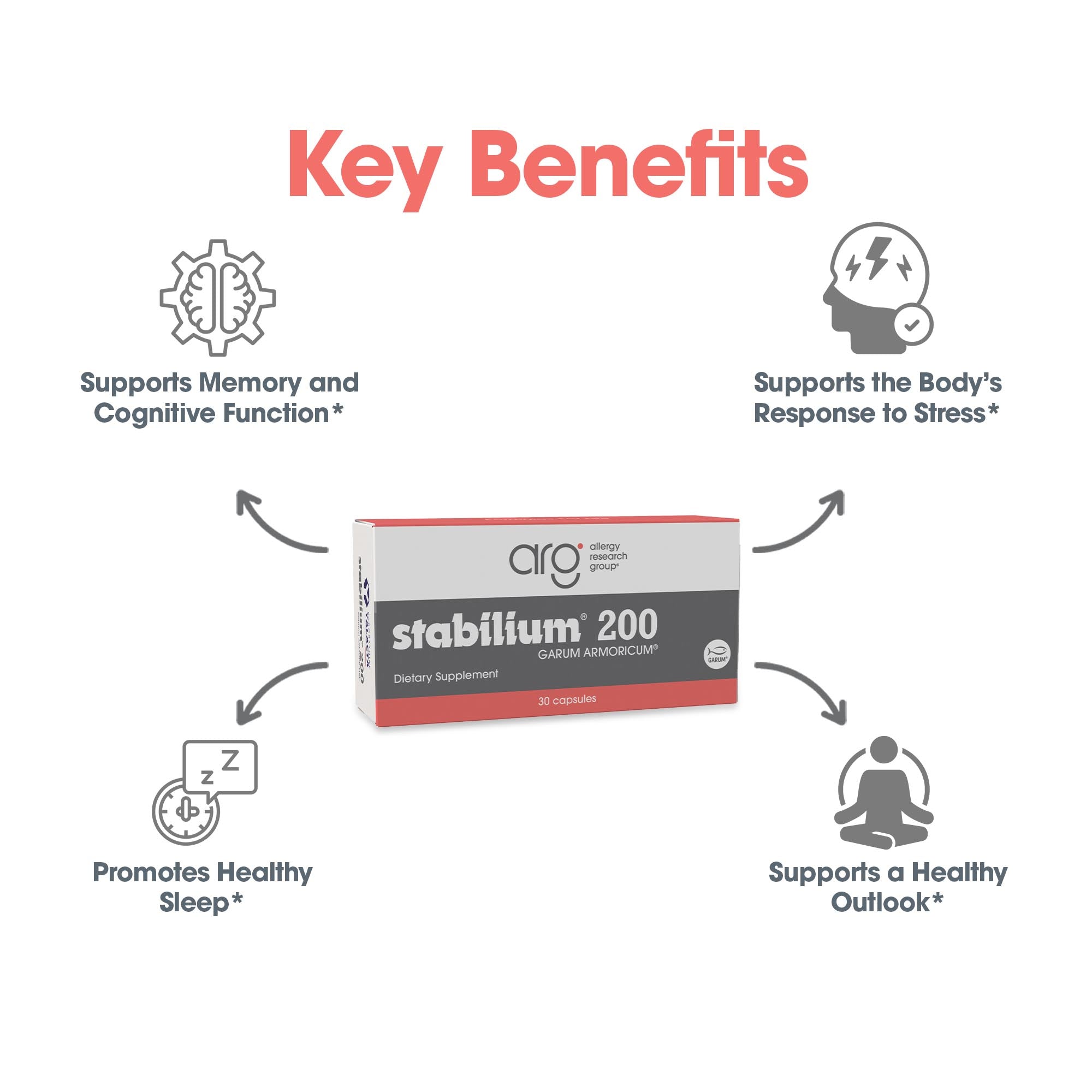 Stabilium® 200 Garum Armoricum® - key benefits including memory and cognitive fucntion support