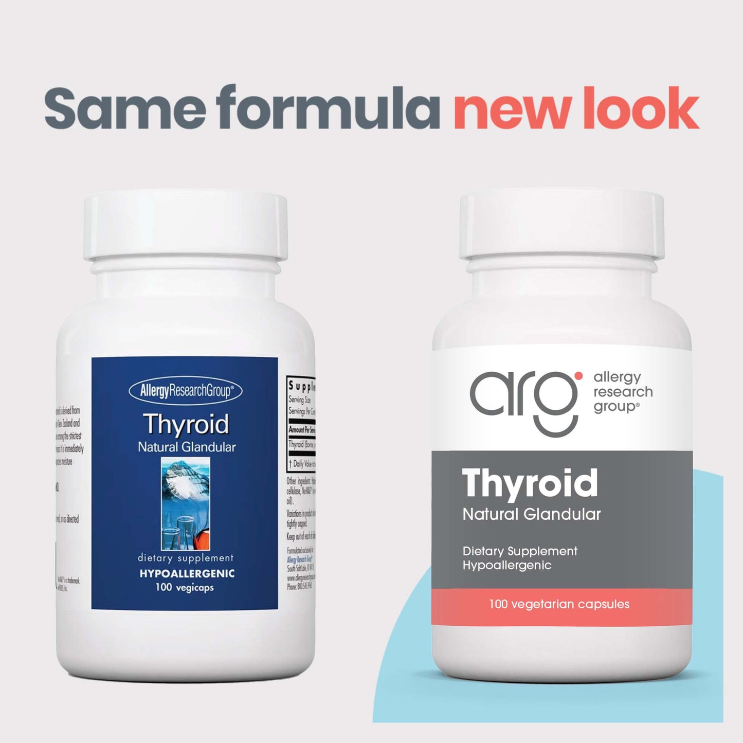Thyroid - new look vs original bottle
