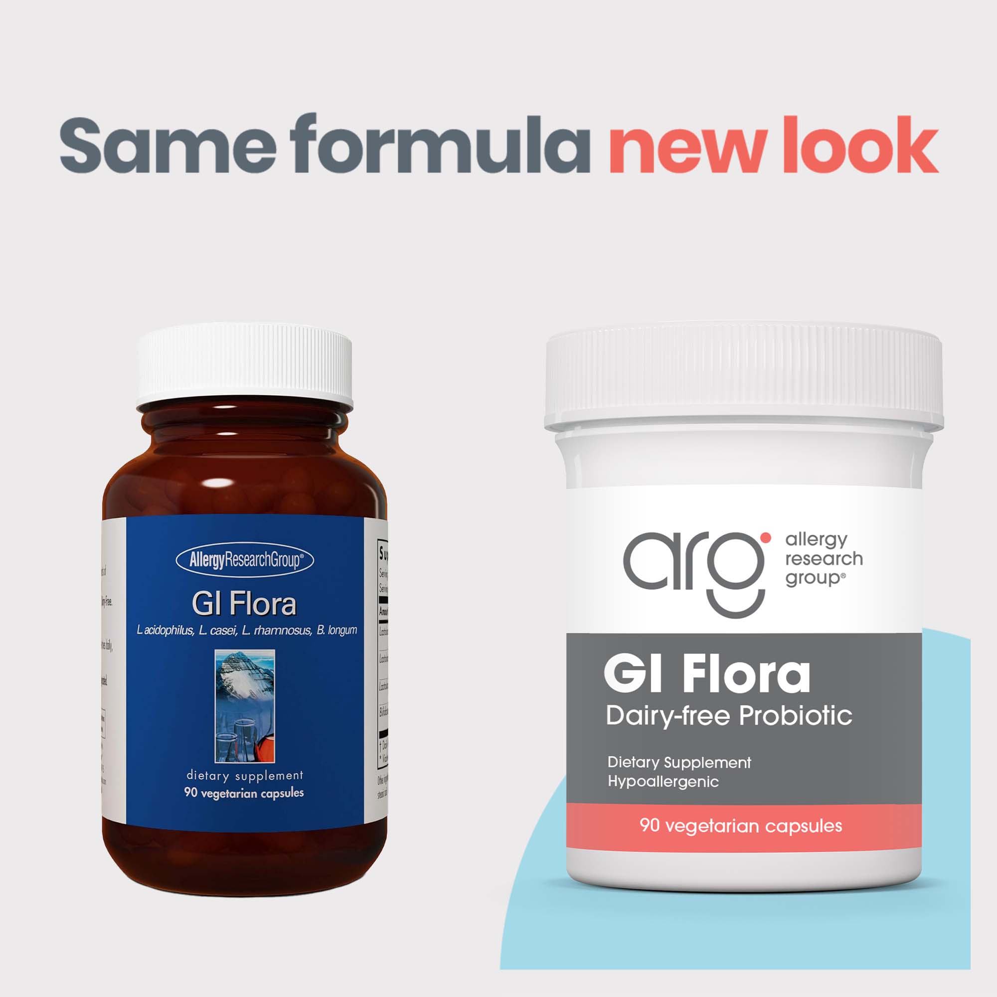 GI Flora -new look vs original bottle