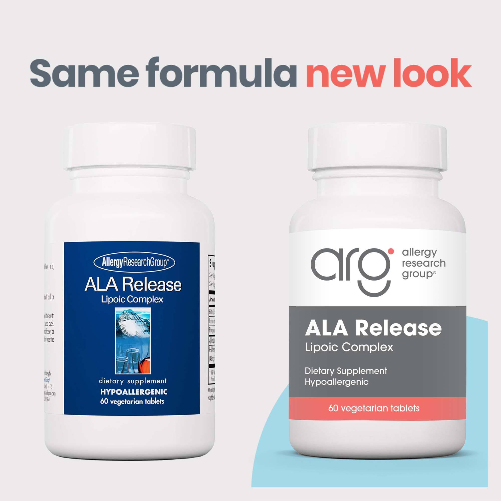 ALA Release - new look vs original bottle