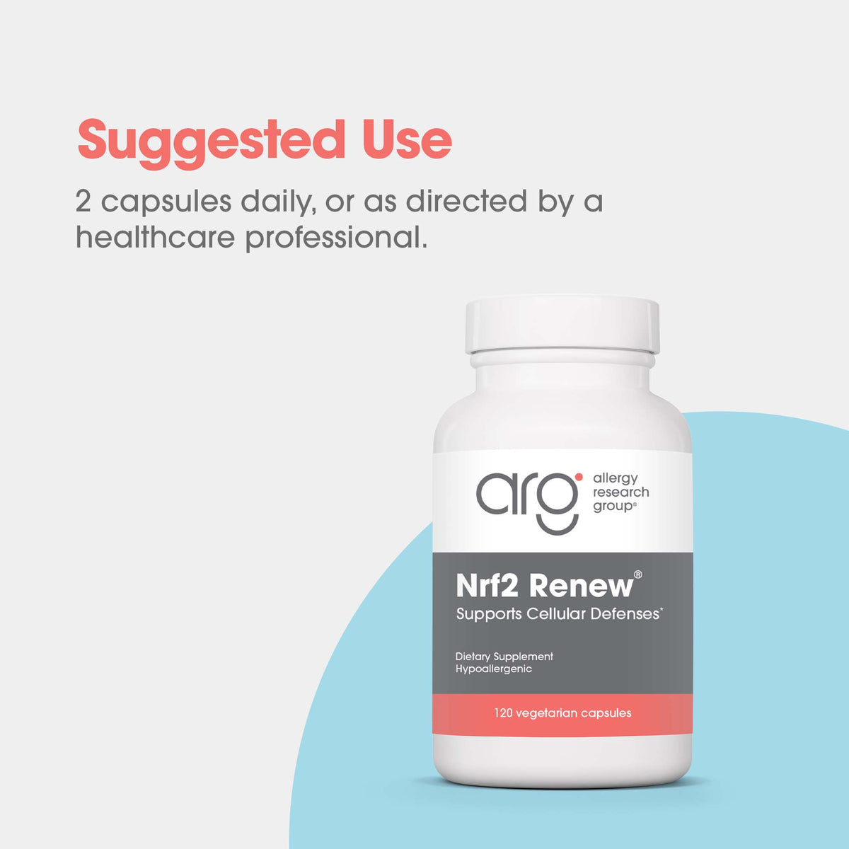 Nrf2 Renew® - suggested use: 2 capsules daily