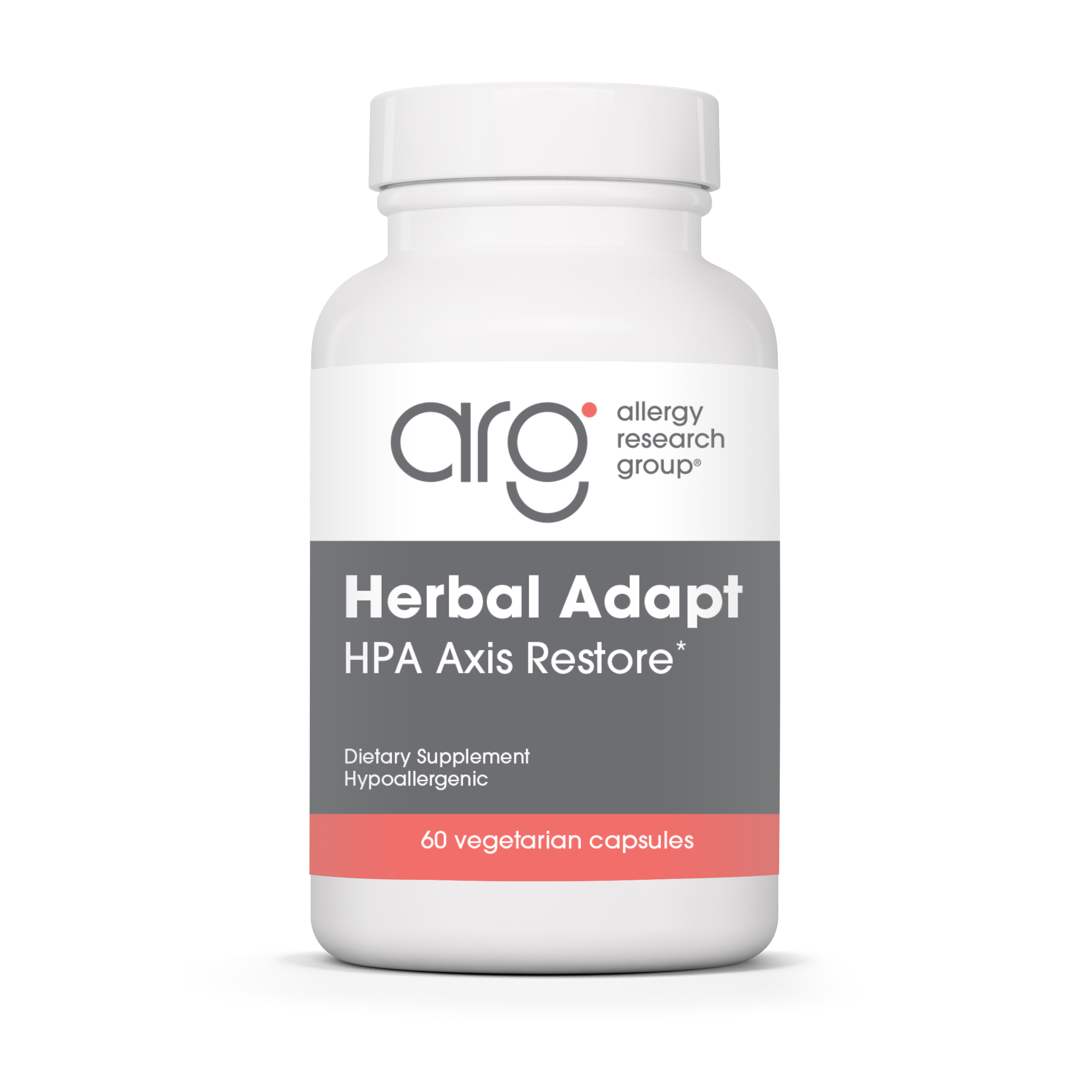 Allergy Research Group Herbal Adapt HPA Axis Restore* - 60 vegetarian capsules bottle front label