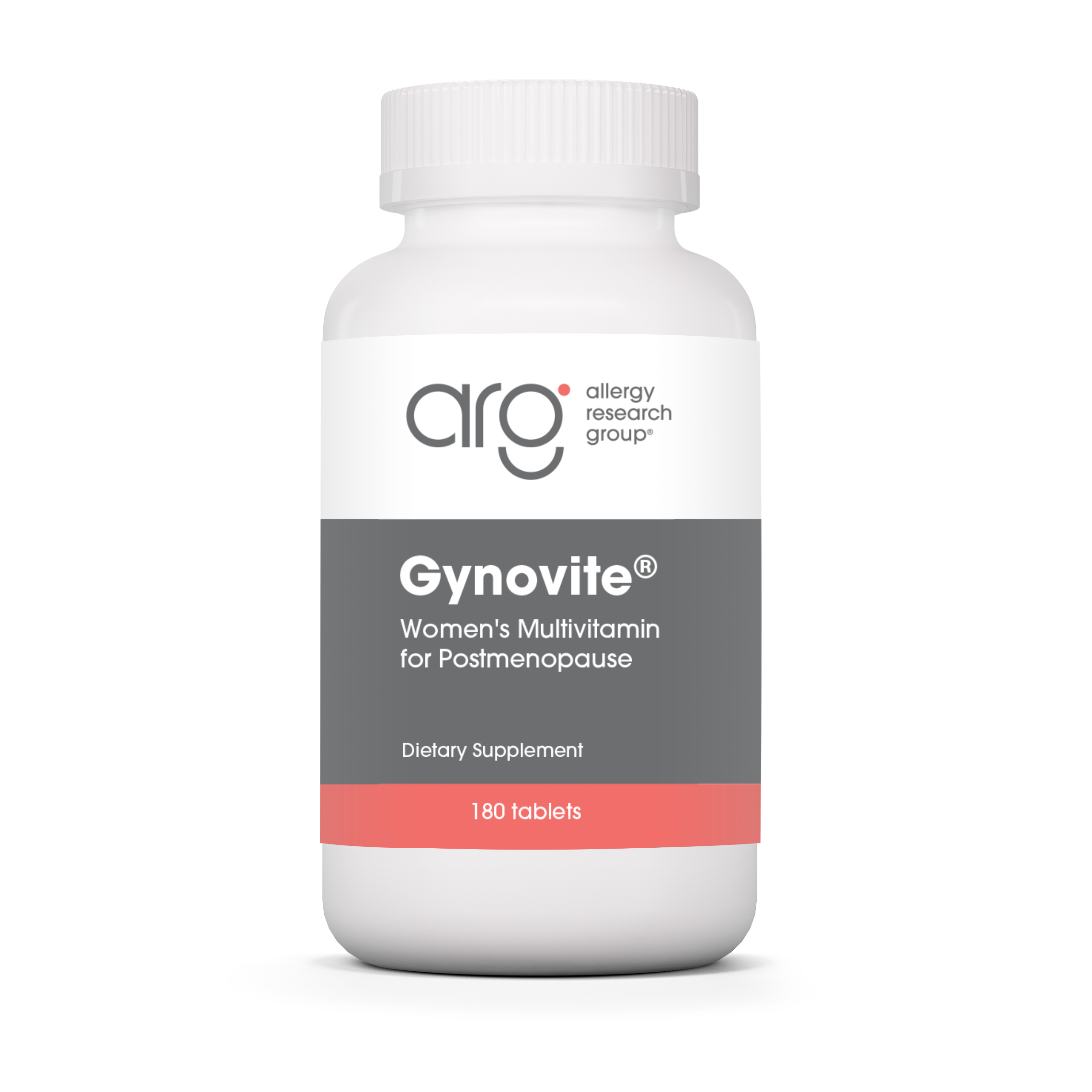 Gynovite women's multivitamin for postmenopause bottle with 180 tablets for daily nutritional support