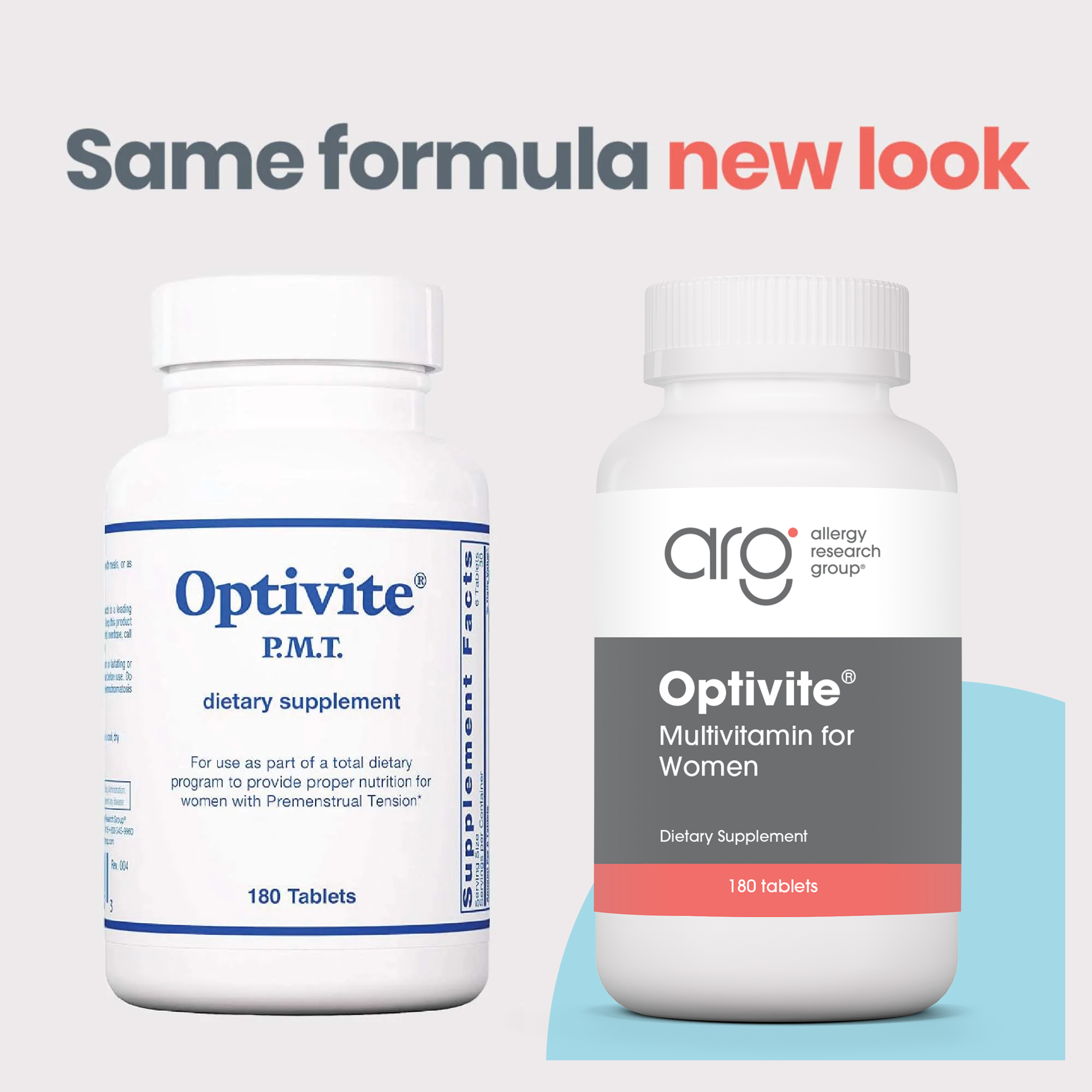 Optimox Optivite new look bottle, women's multivitamin and mineral supplement for daily nutritional and PMS support