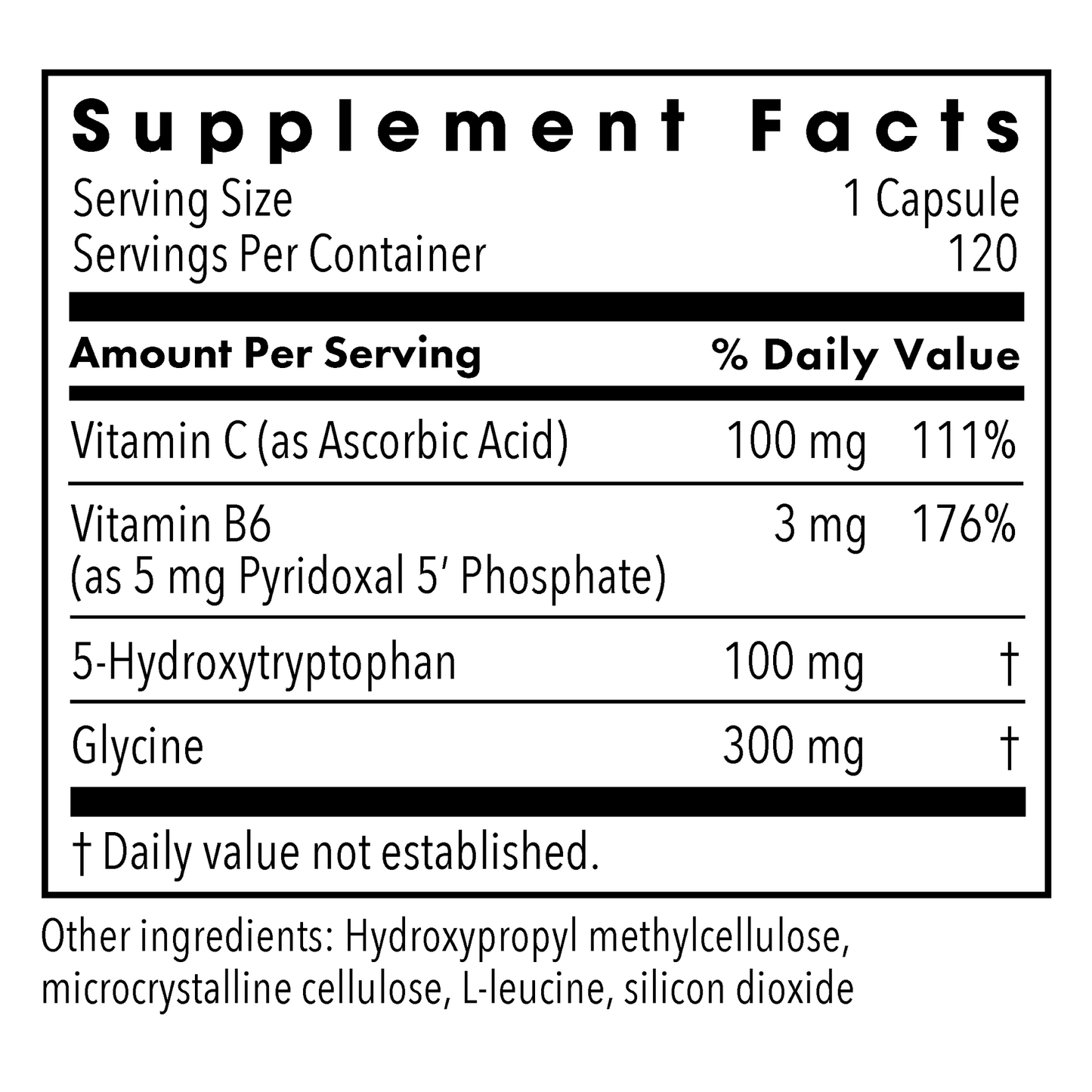 Metabolic Maintenance® 5-HTP 100 mg