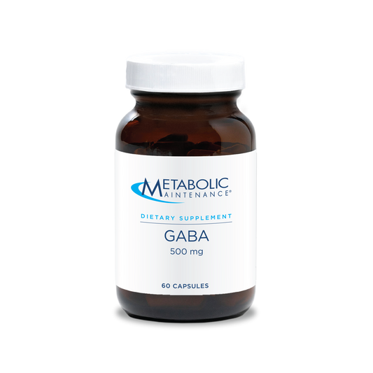 Buy GABA 500mg, 60 Capsules, 60 Servings