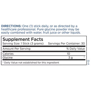Metabolic Maintenance® Glycine Sticks