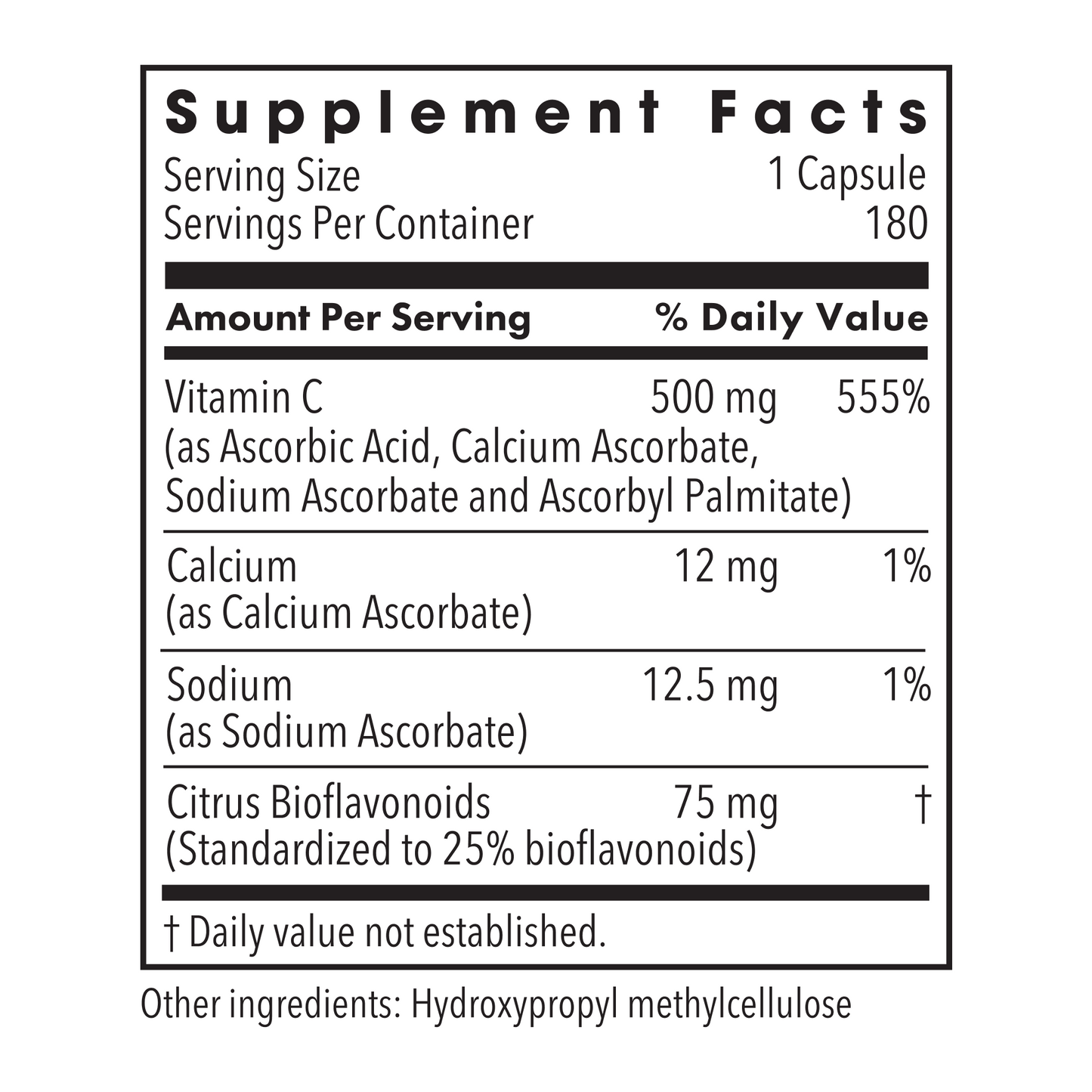 Metabolic Maintenance® Vitamin C 1000 mg (Buffered)