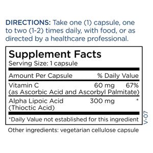 Metabolic Maintenance® Alpha Lipoic Acid 300 mg