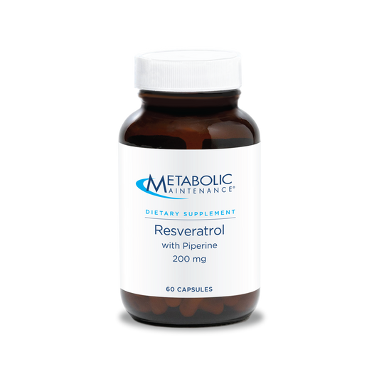 Buy Resveratrol with Piperine 200 mg, 60 Capsules, 60 Servings