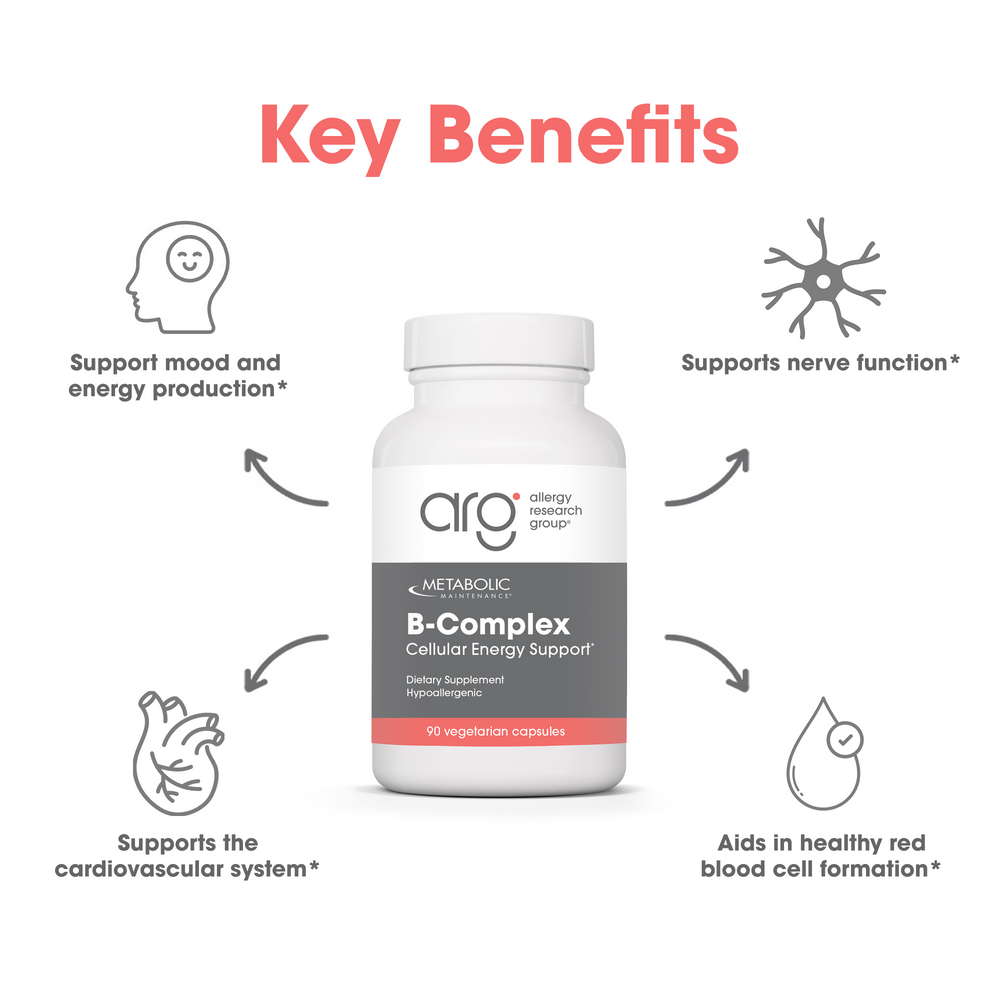 B-Complex Vitamin Support Formula | Allergy Research Group