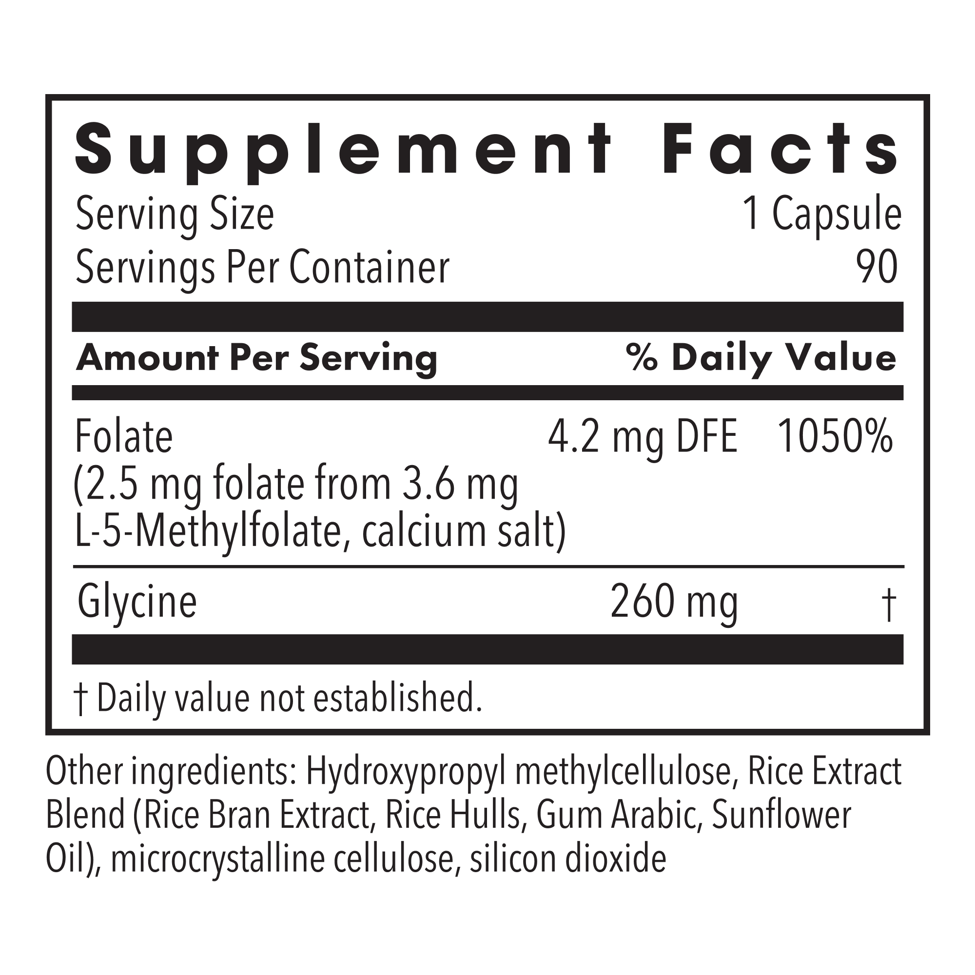Metabolic Maintenance® L-Methylfolate 2.5 mg