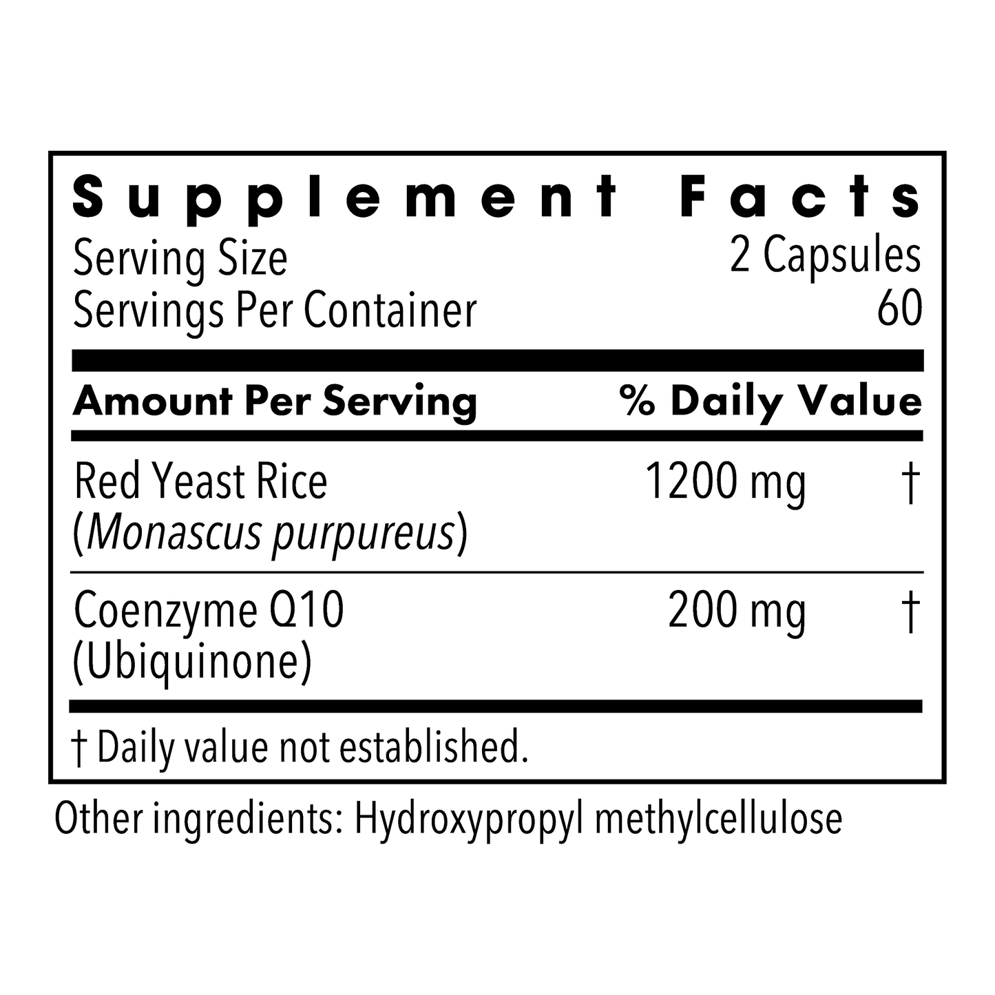 Metabolic Maintenance® Red Yeast Rice with CoQ10