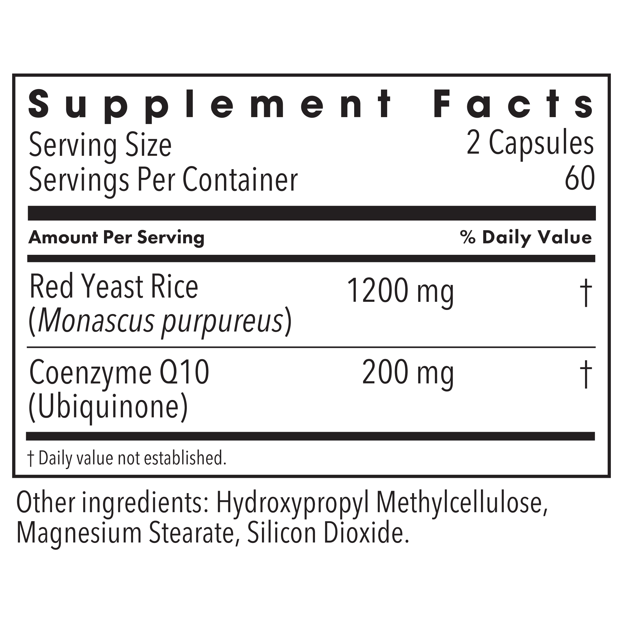 Metabolic Maintenance® Red Yeast Rice with CoQ10