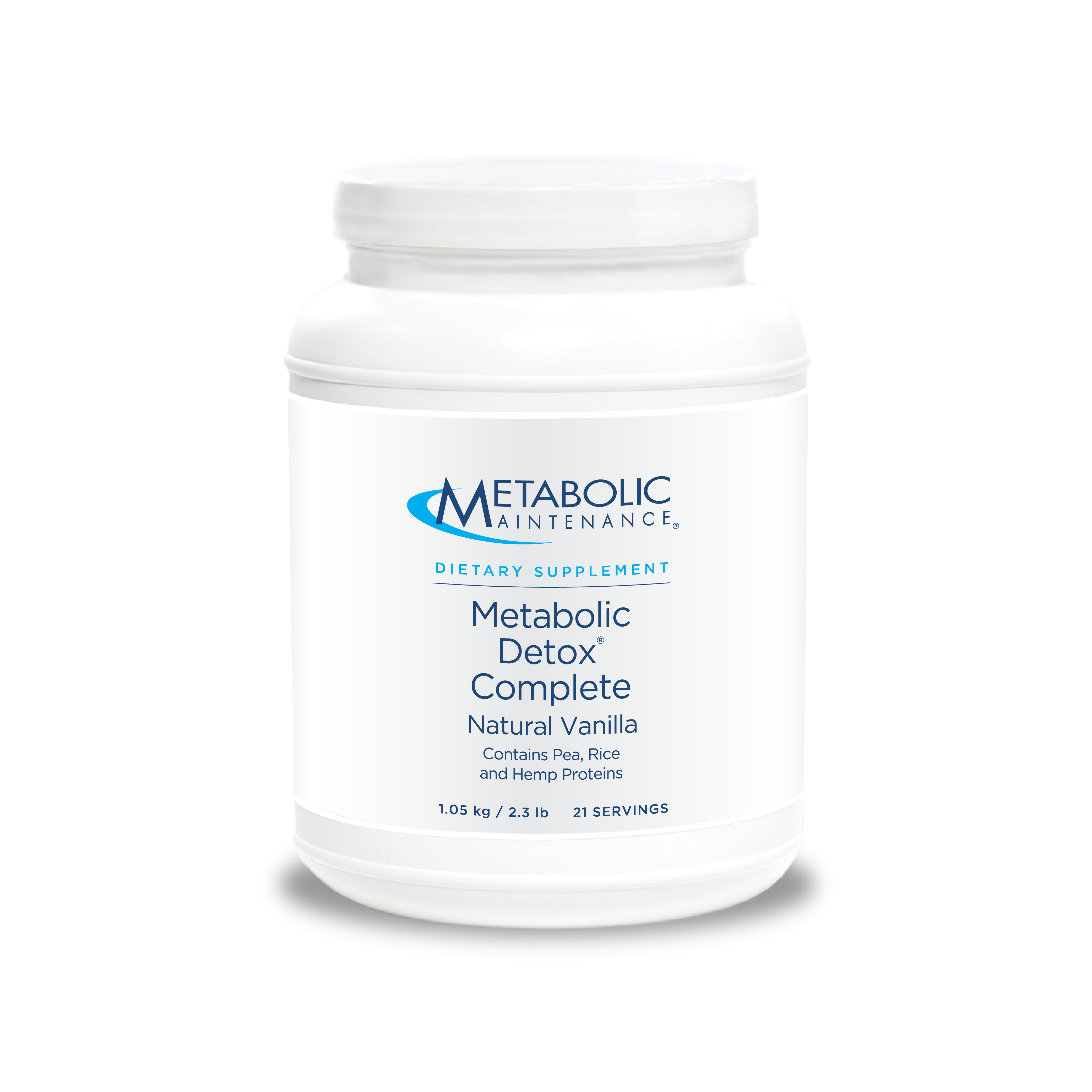 Buy Metabolic Detox Complete Natural Vanilla, Contains Pea, Rice and Hemp Proteins, 1.05 kg, 21 servings