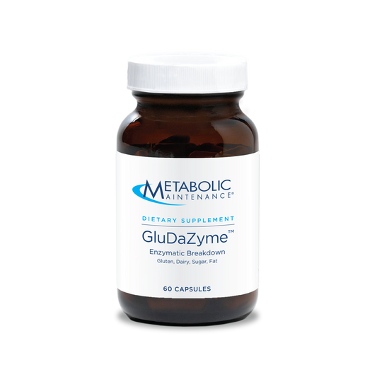 Buy GluDaZyme Enzymatic Breakdown Gluten, Dairy, Sugar, Fat, 60 Capsules, 60 Servings