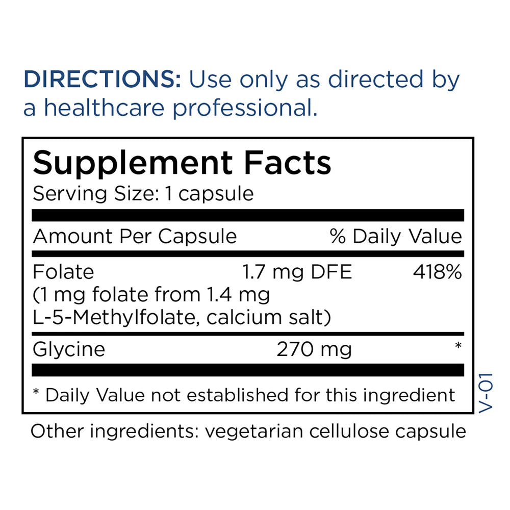 MethylPro® L-Methylfolate 1 mg