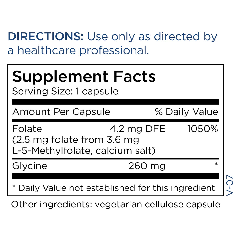 MethylPro® L-Methylfolate 2.5 mg