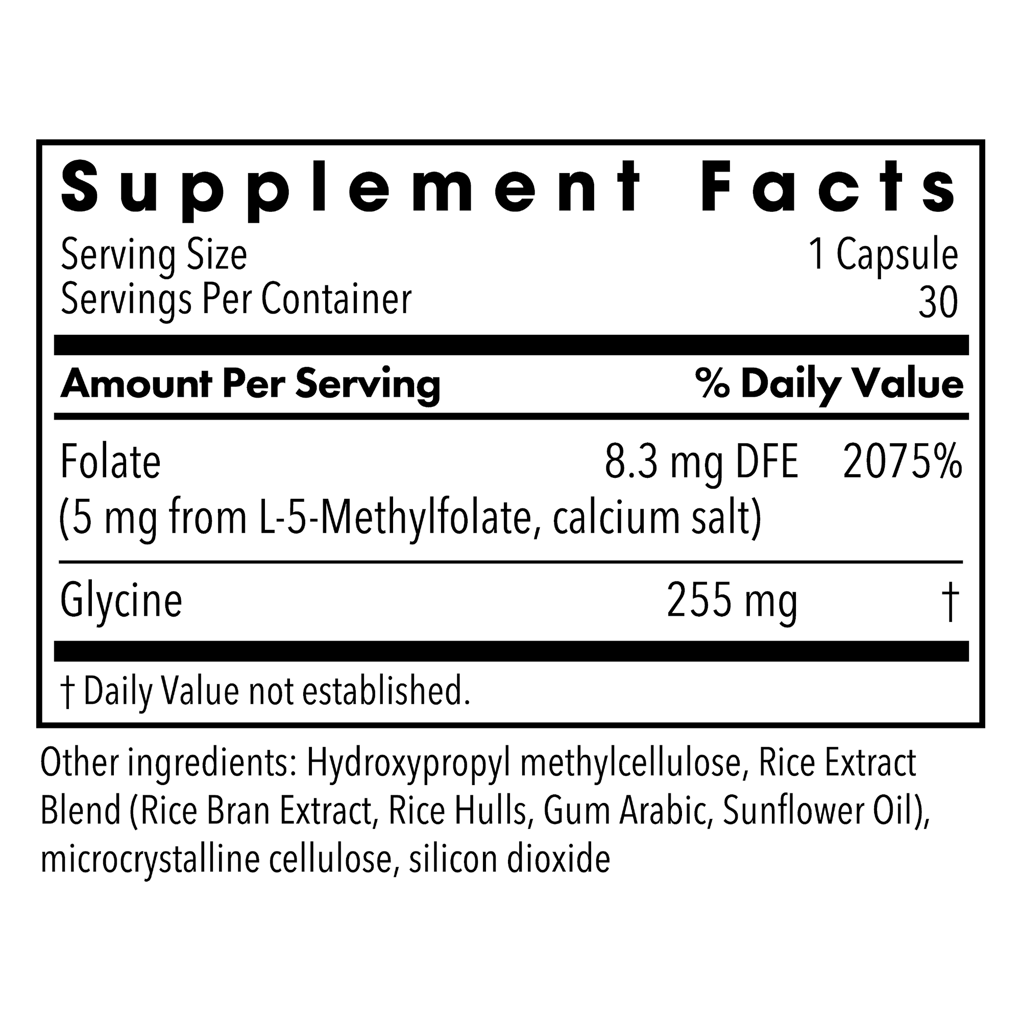 MethylPro® L-Methylfolate 5 mg