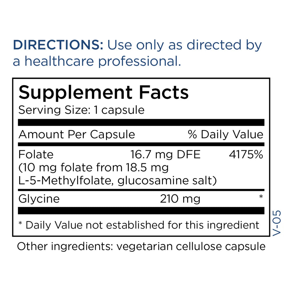 MethylPro® L-Methylfolate 10 mg (from Quatrefolic®)