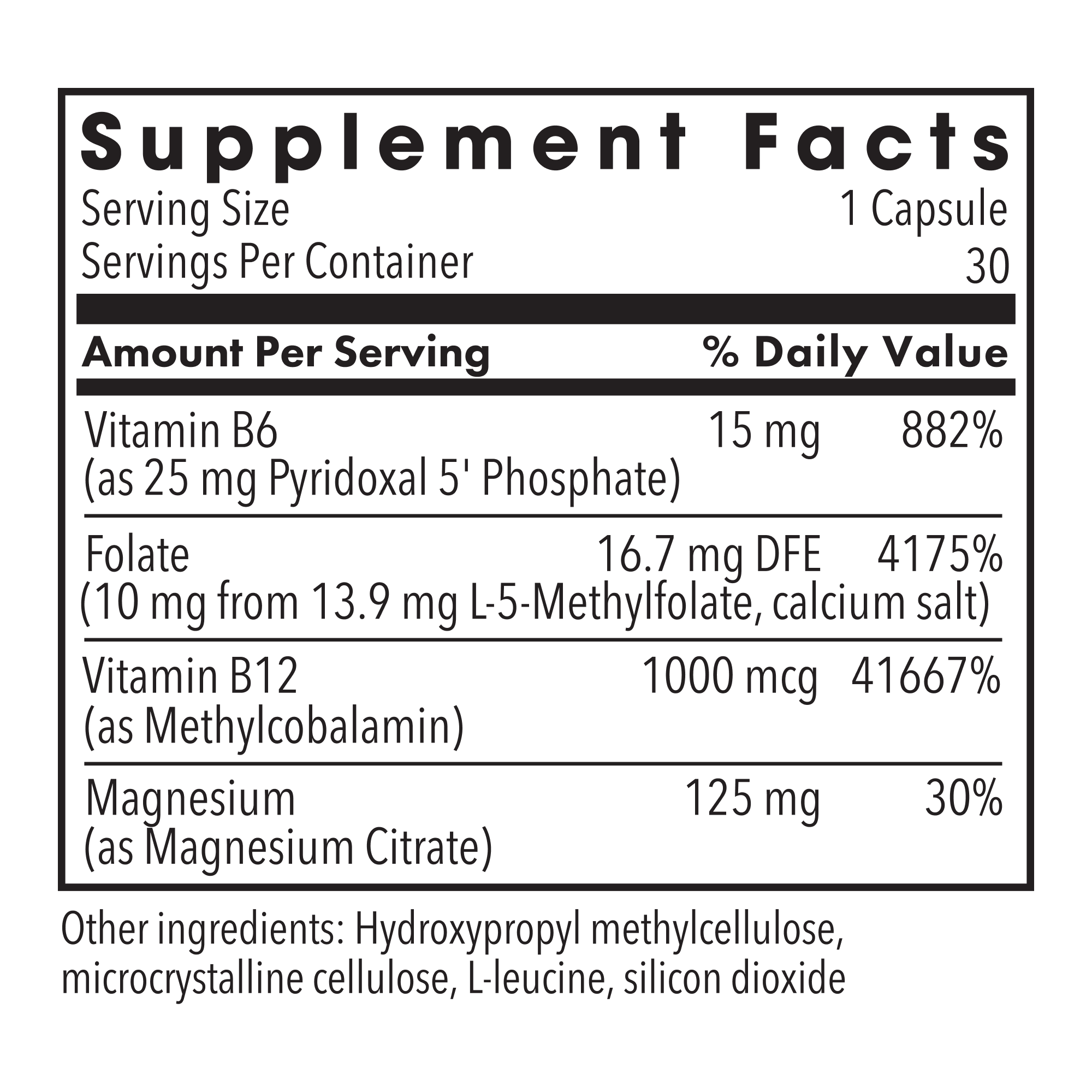 MethylPro® L-Methylfolate 10 mg + Cofactors