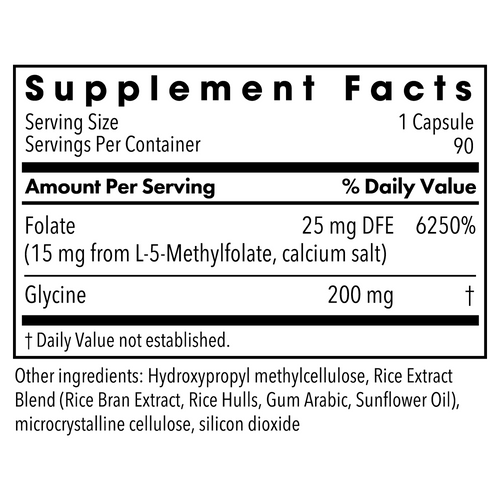 L-Methylfolate 15 mg MP | Allergy Research Group
