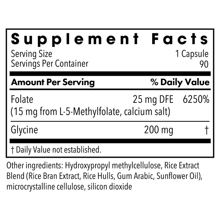 L-Methylfolate 15 mg MP | Allergy Research Group