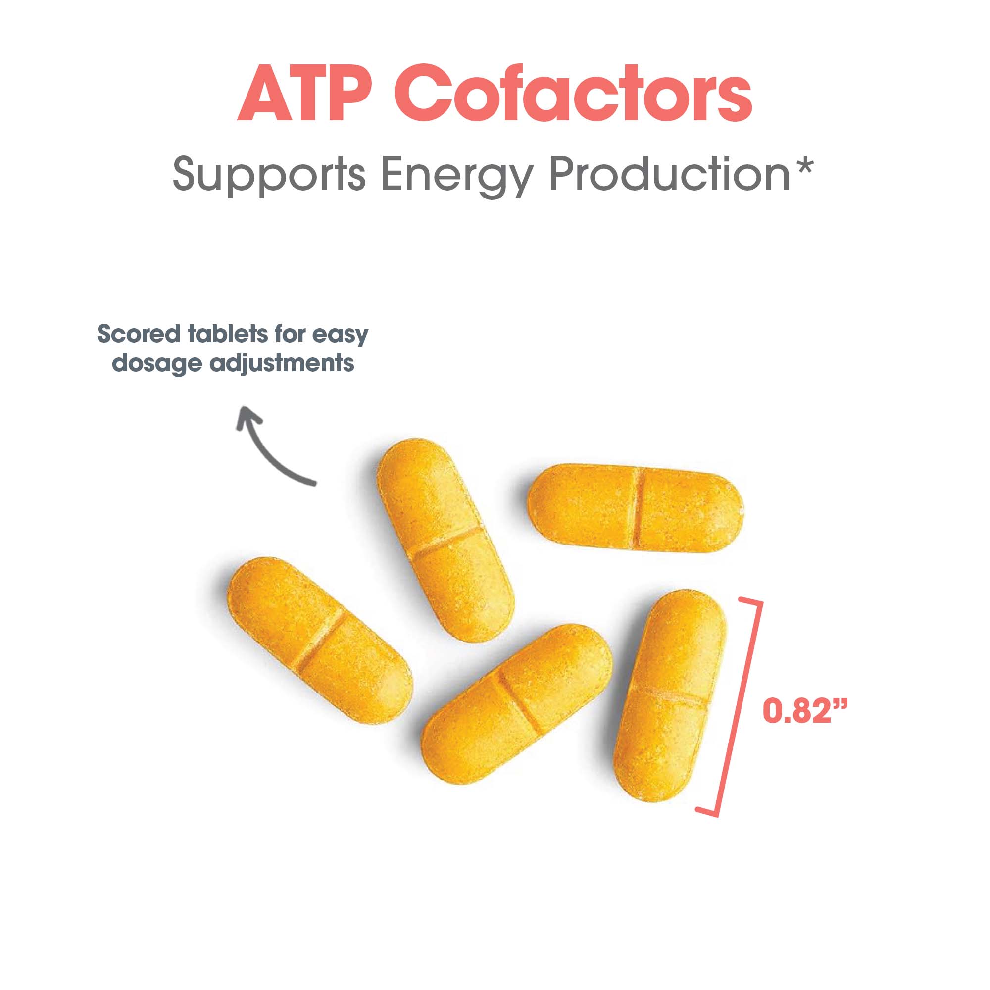 Optimox® ATP Cofactors™ -  tablet size and composition 