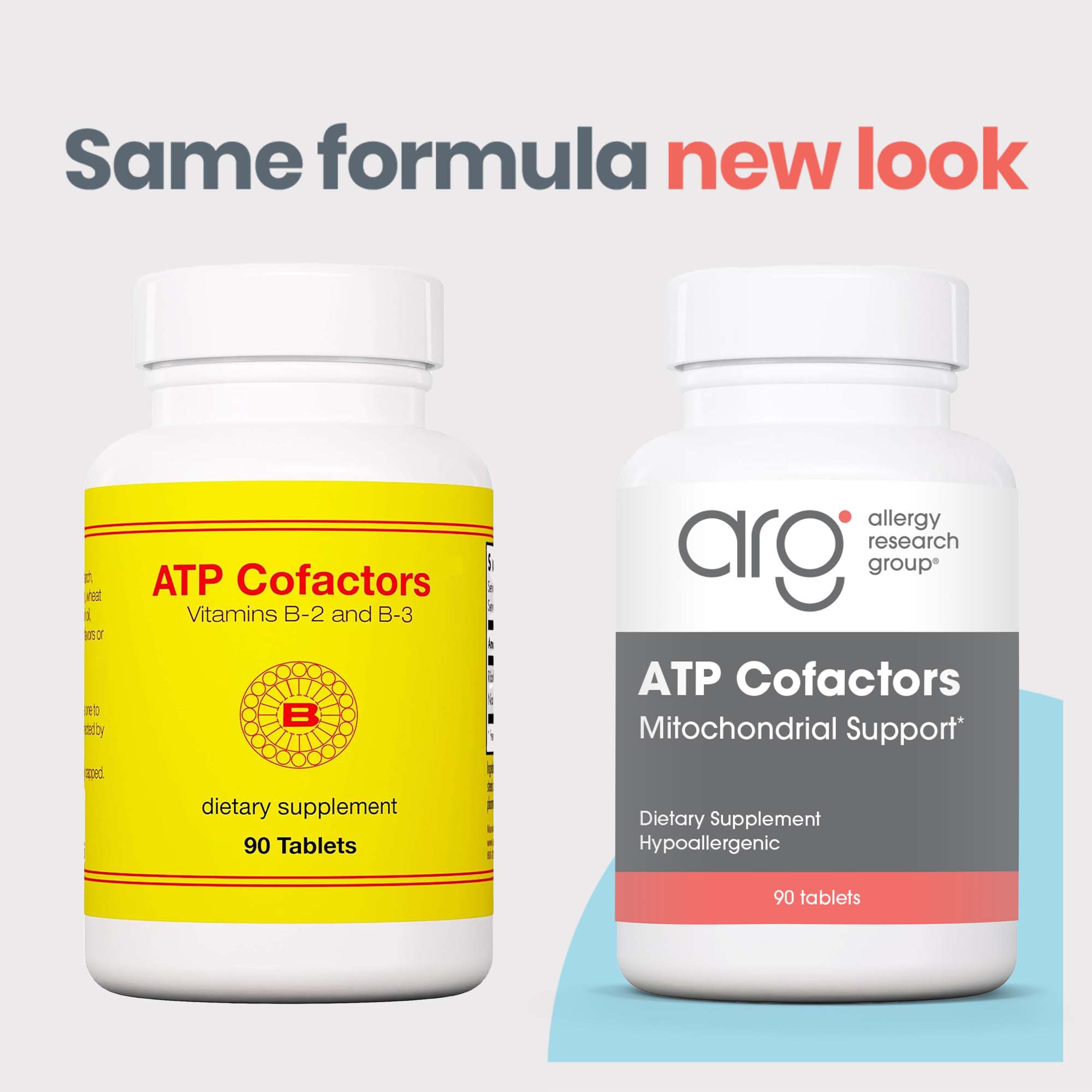 Optimox® ATP Cofactors™ - new look vs original bottle