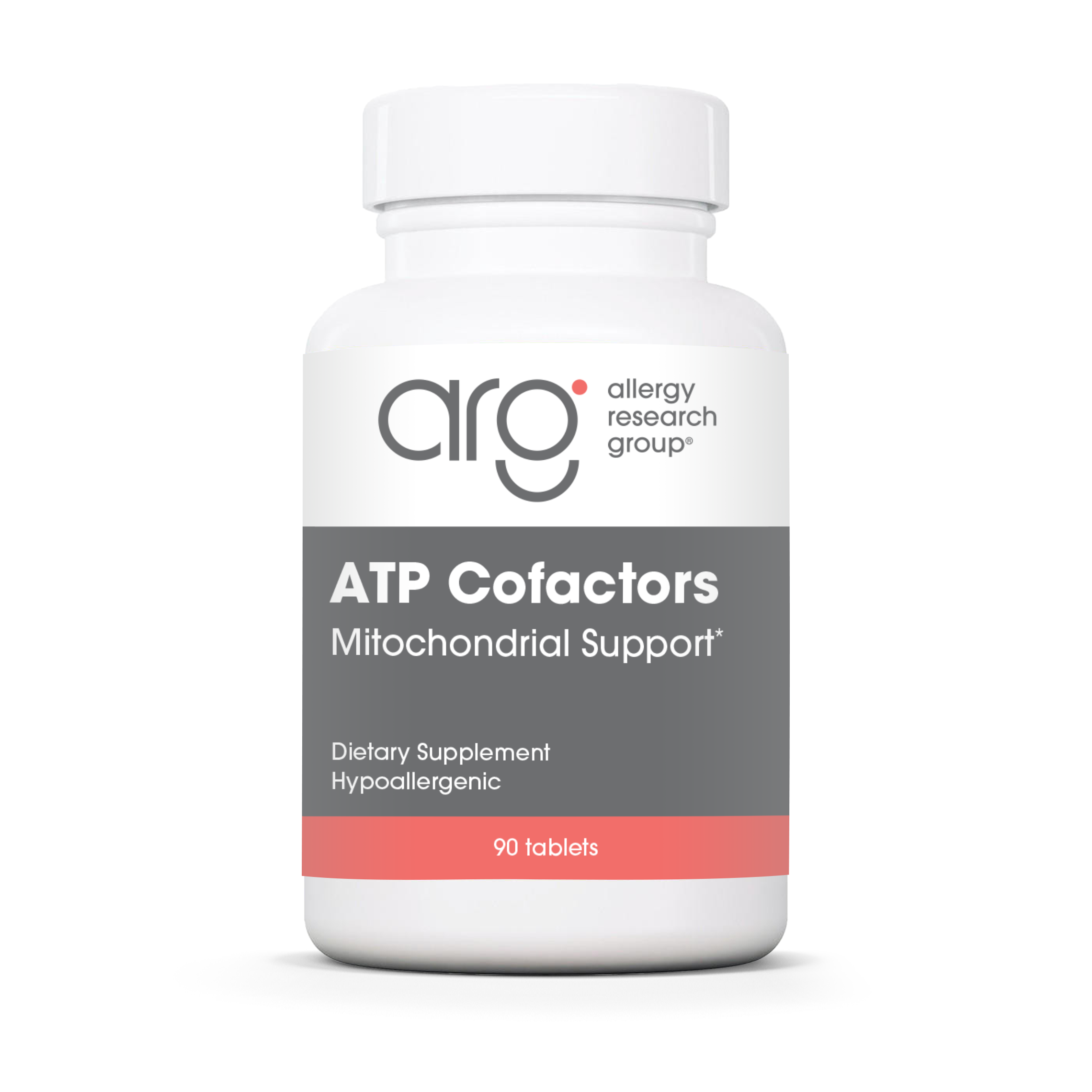 Allergy Research Group Optimox® ATP Cofactors™ - 90 tablets bottle front label
