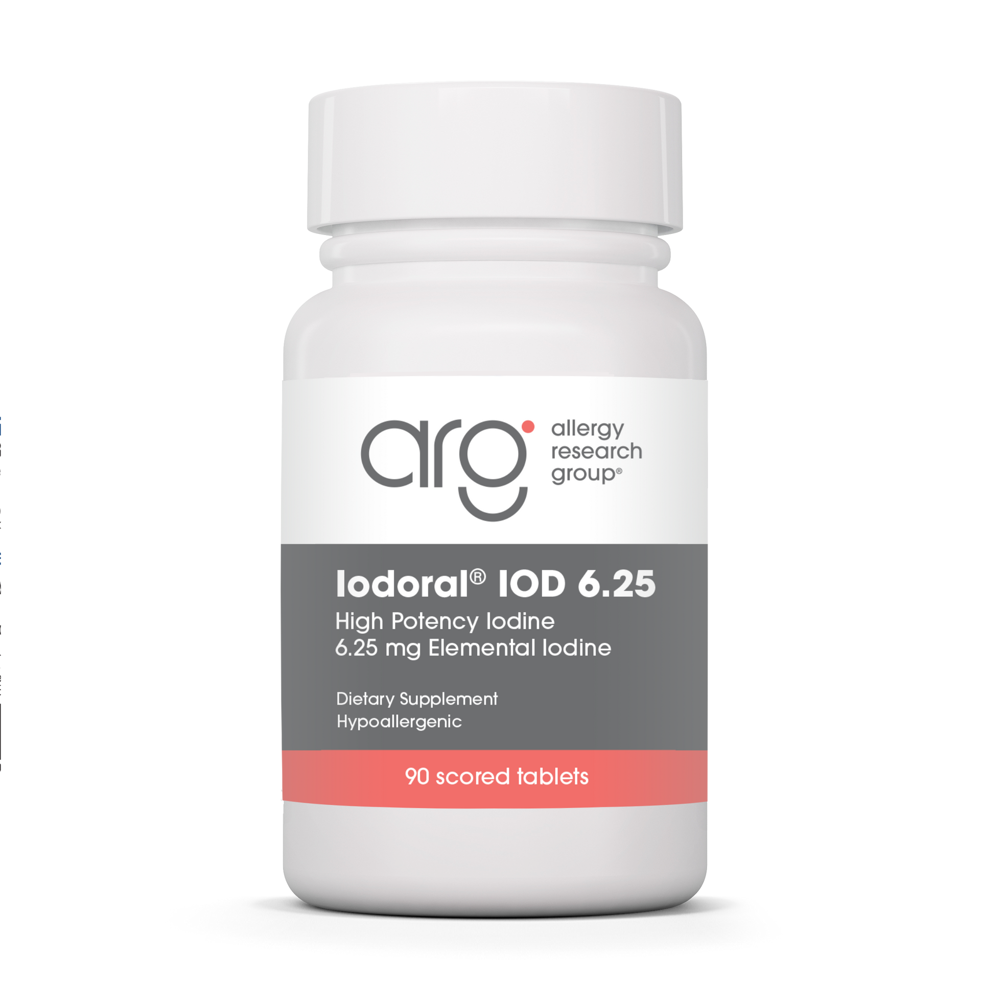 Iodoral 6.25 mg Iodine Supplement | Allergy Research Group