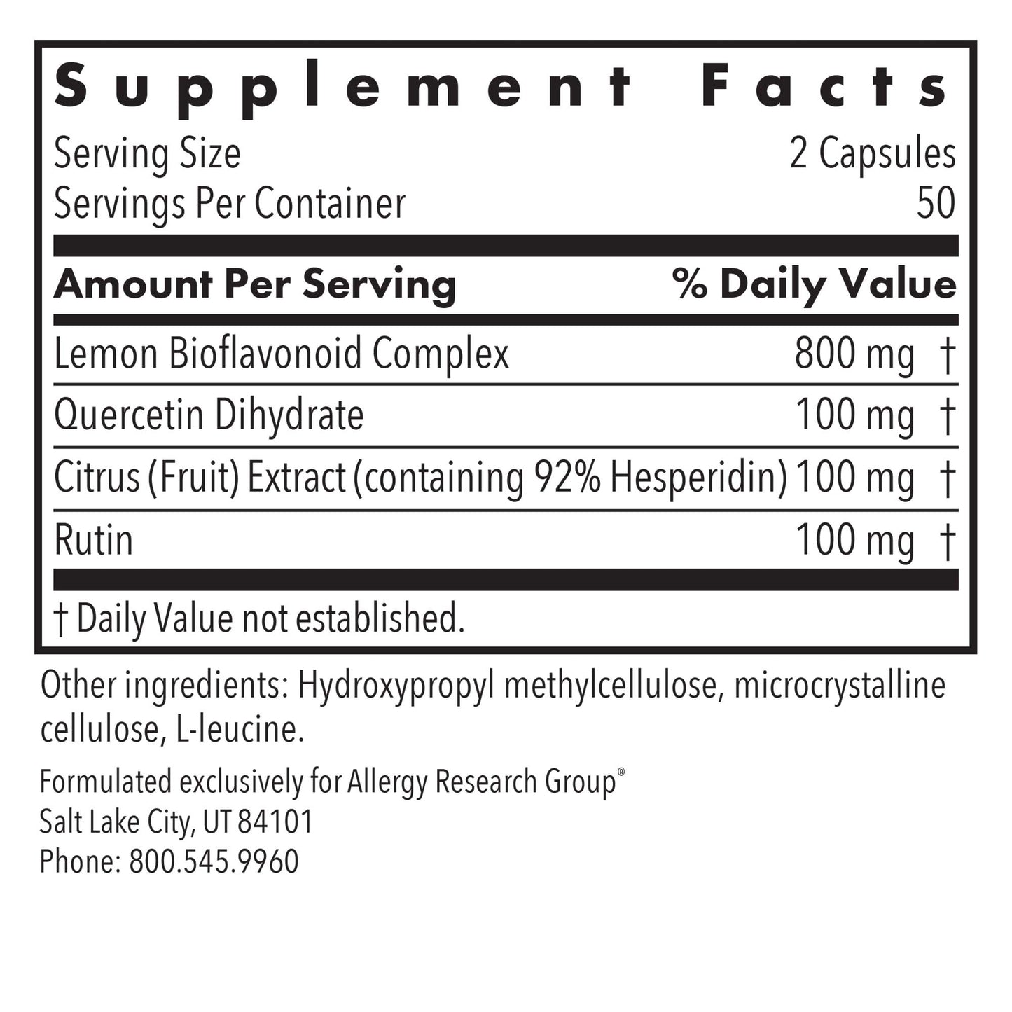 Quercetin Bioflavonoids