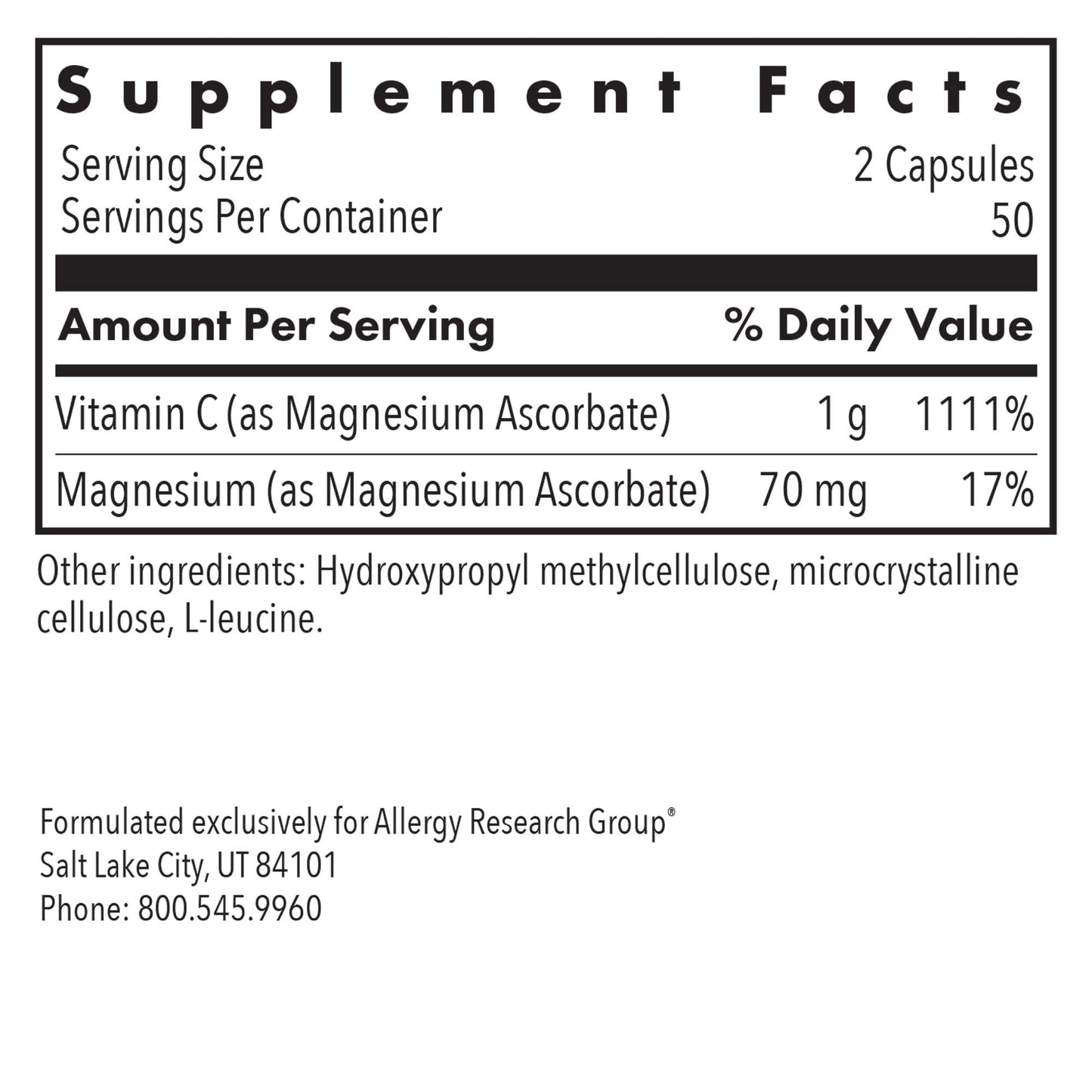 Magnesium Ascorbate