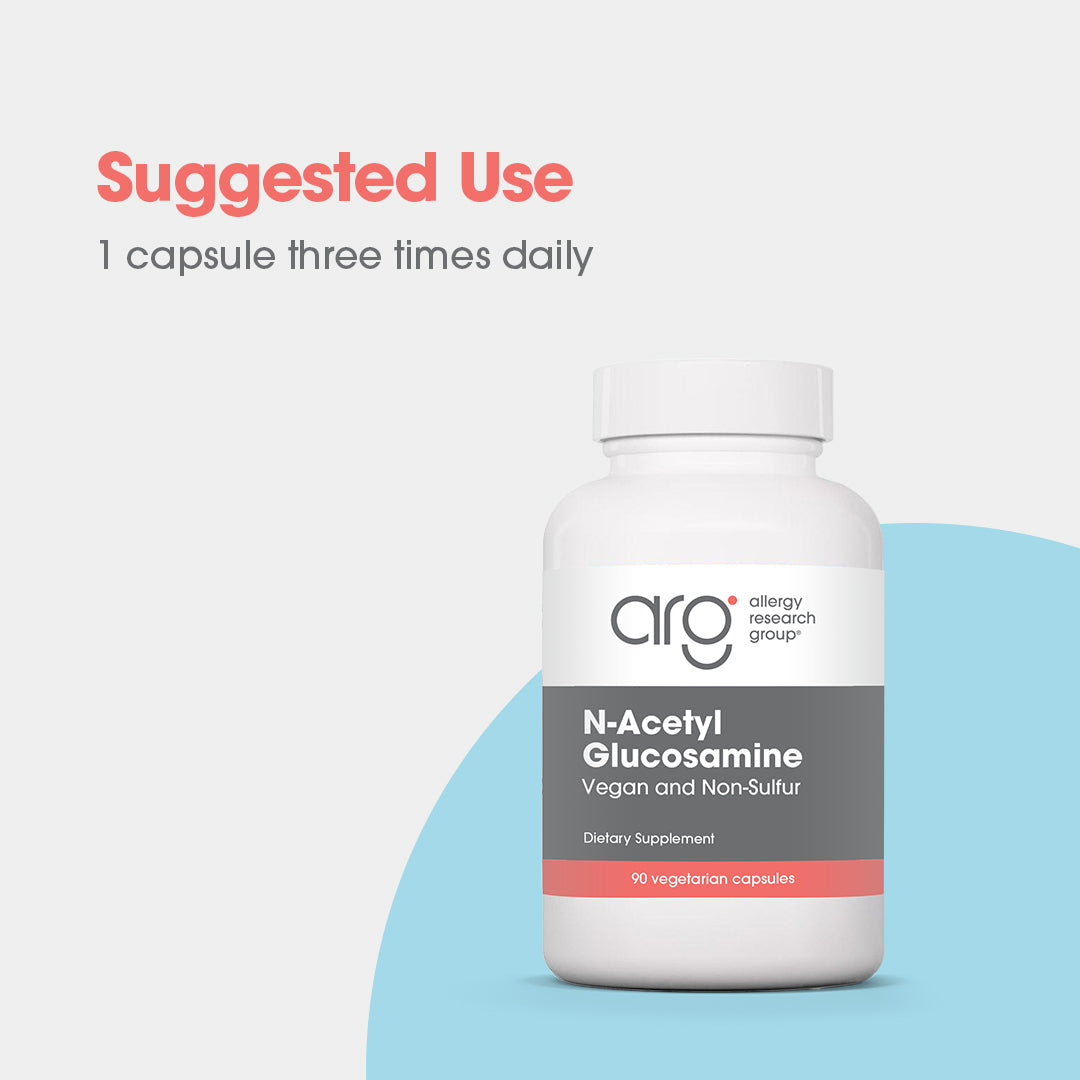 N-Acetyl Glucosamine (NAG) - suggested use: 1 capsule three times daily
