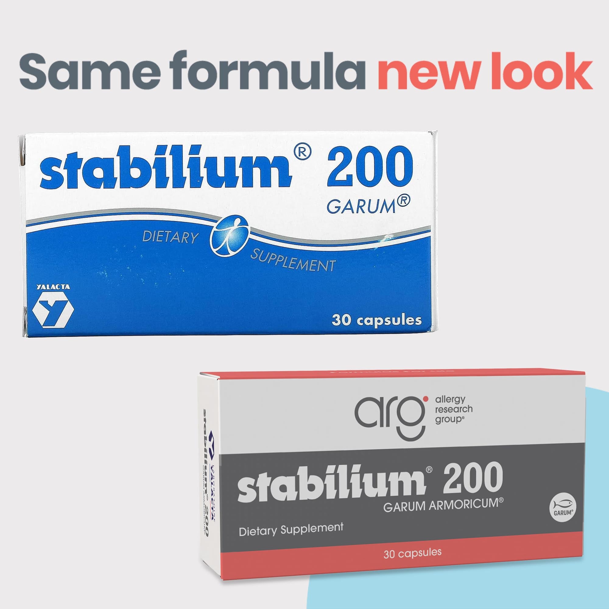 Stabilium® 200 Garum Armoricum® - new look vs original box