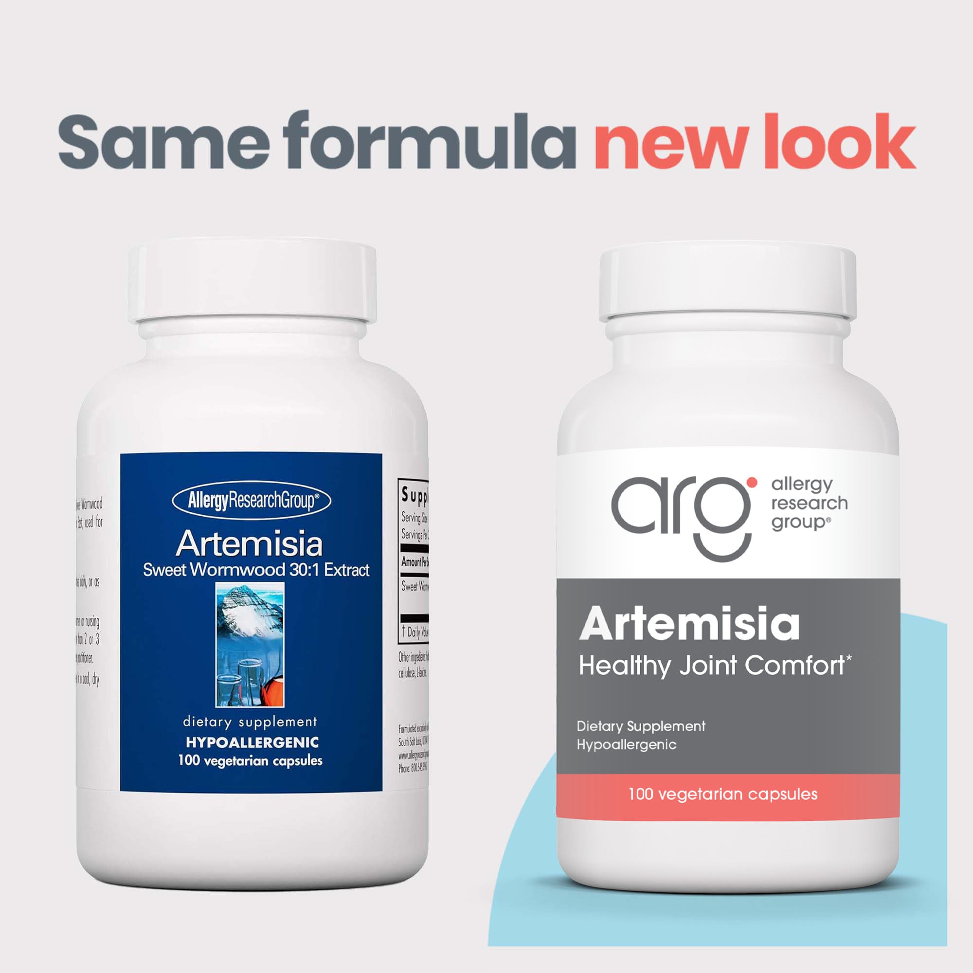Artemisia – new look vs original bottle