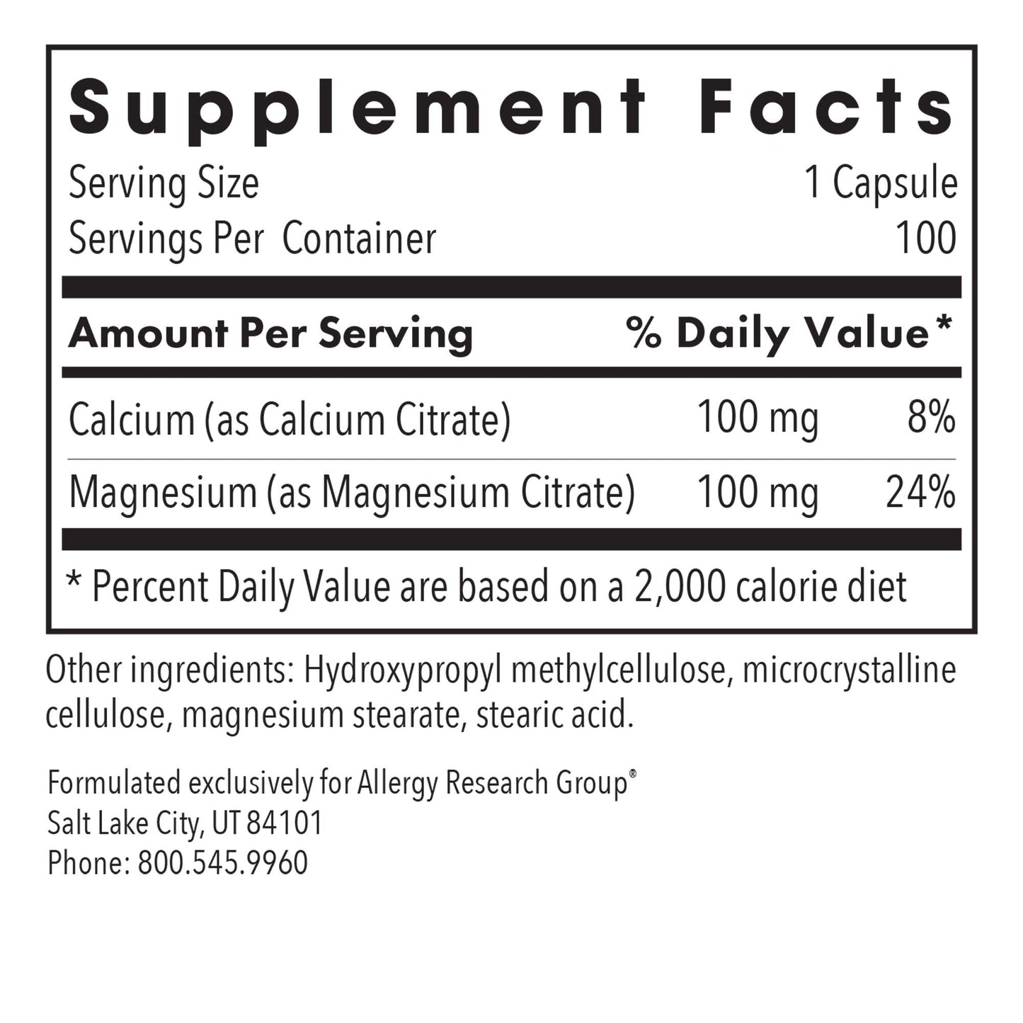 Calcium Magnesium Citrate