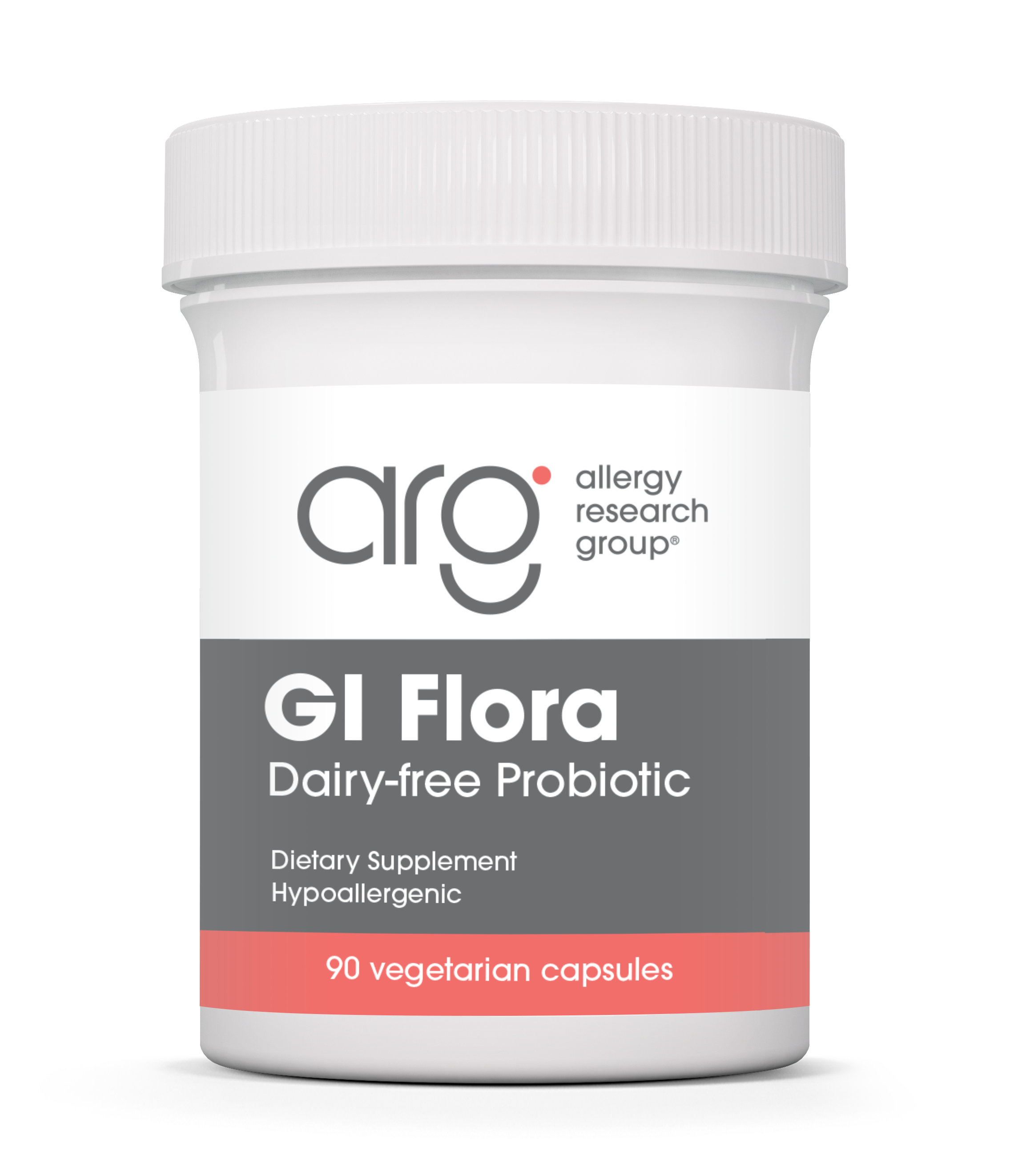 Allergy Research Group GI Flora - 90 vegetarian capsules bottle front label 