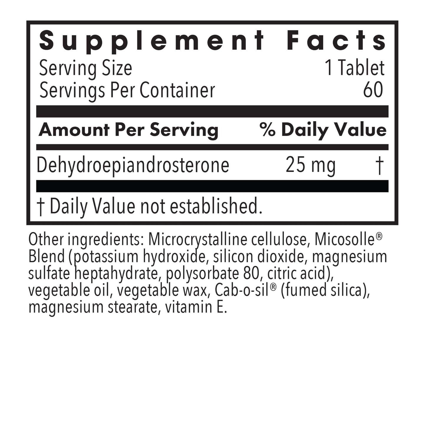 DHEA 25 mg