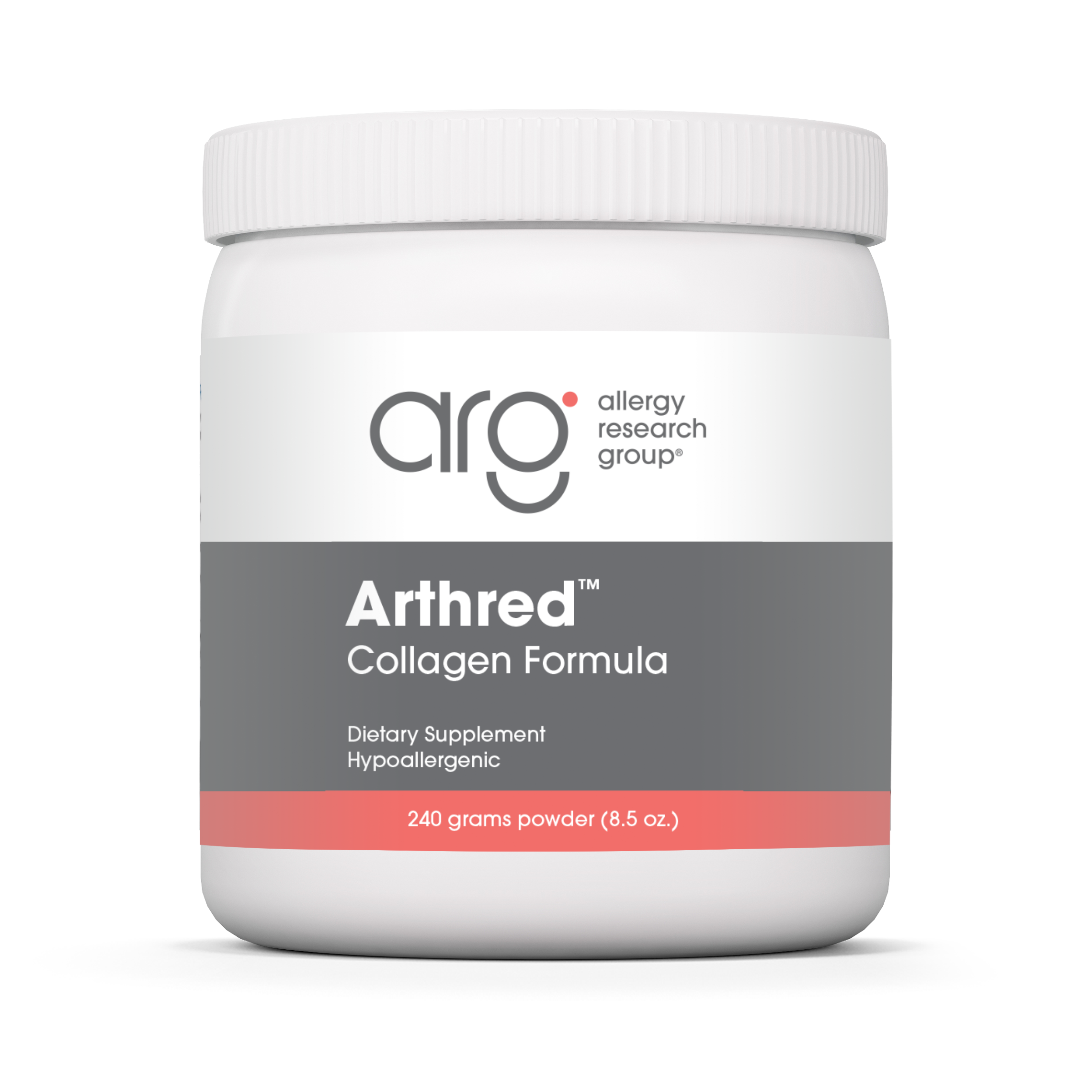 Allergy Research Group Arthred 240 gram powder jar for joint, cartilage, and mobility support