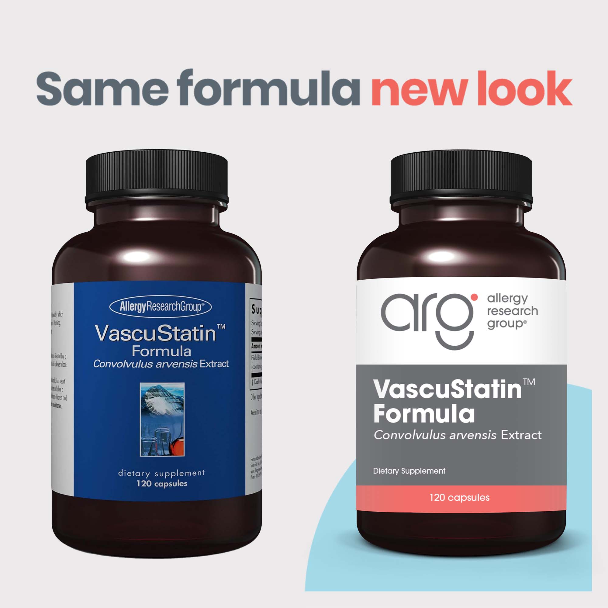 VascuStatin™ Formula - new look vs original bottle