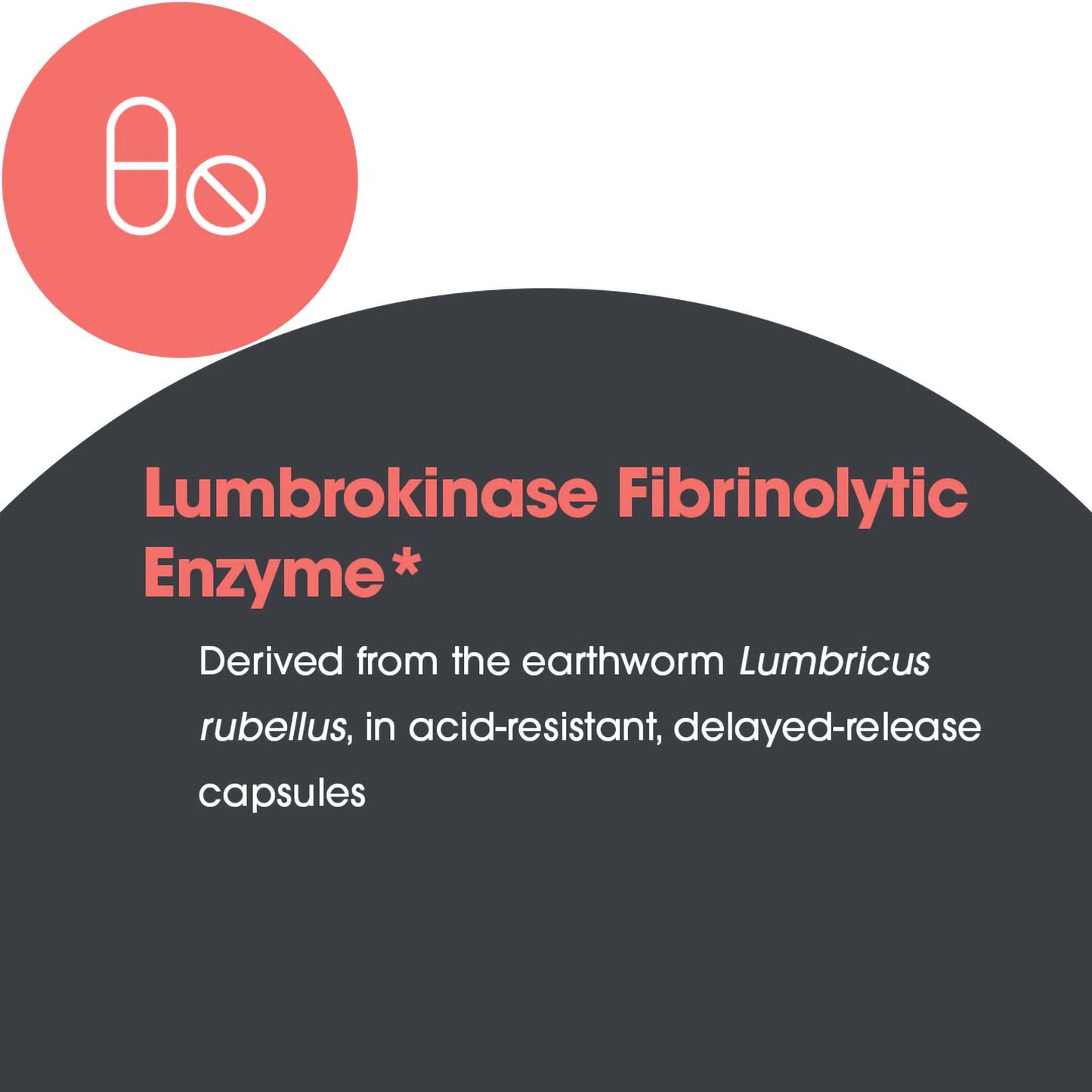 Lumbrokinase Delayed Release Vegicaps